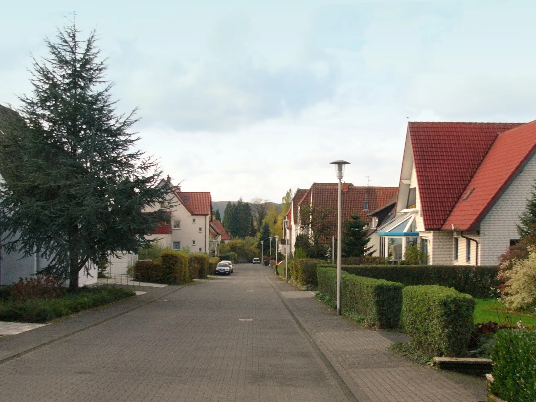 Photo showing: Grüte, street in Oerlinghausen, Germany