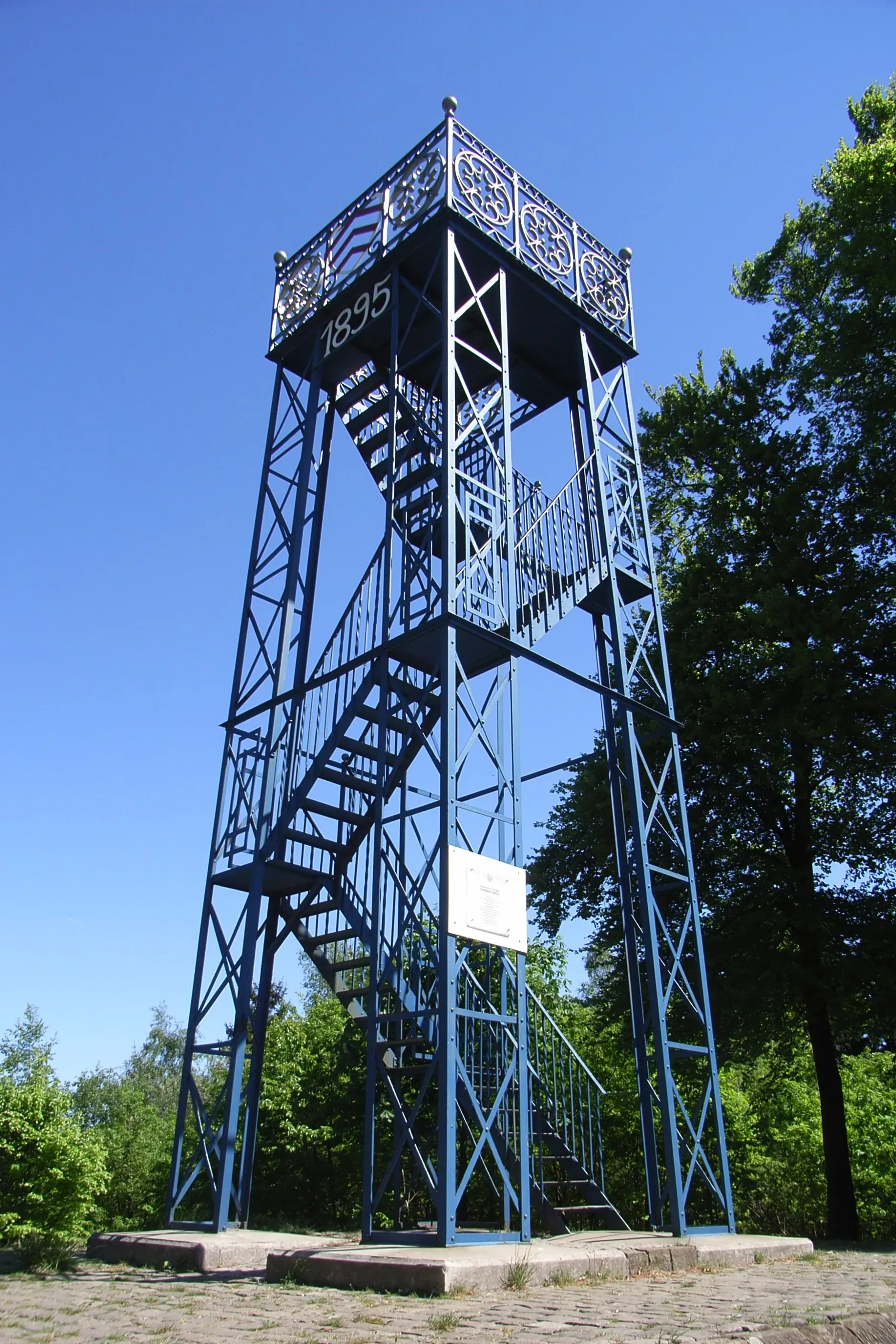 Photo showing: Bielefeld, Germany: Iron Anton watchtower