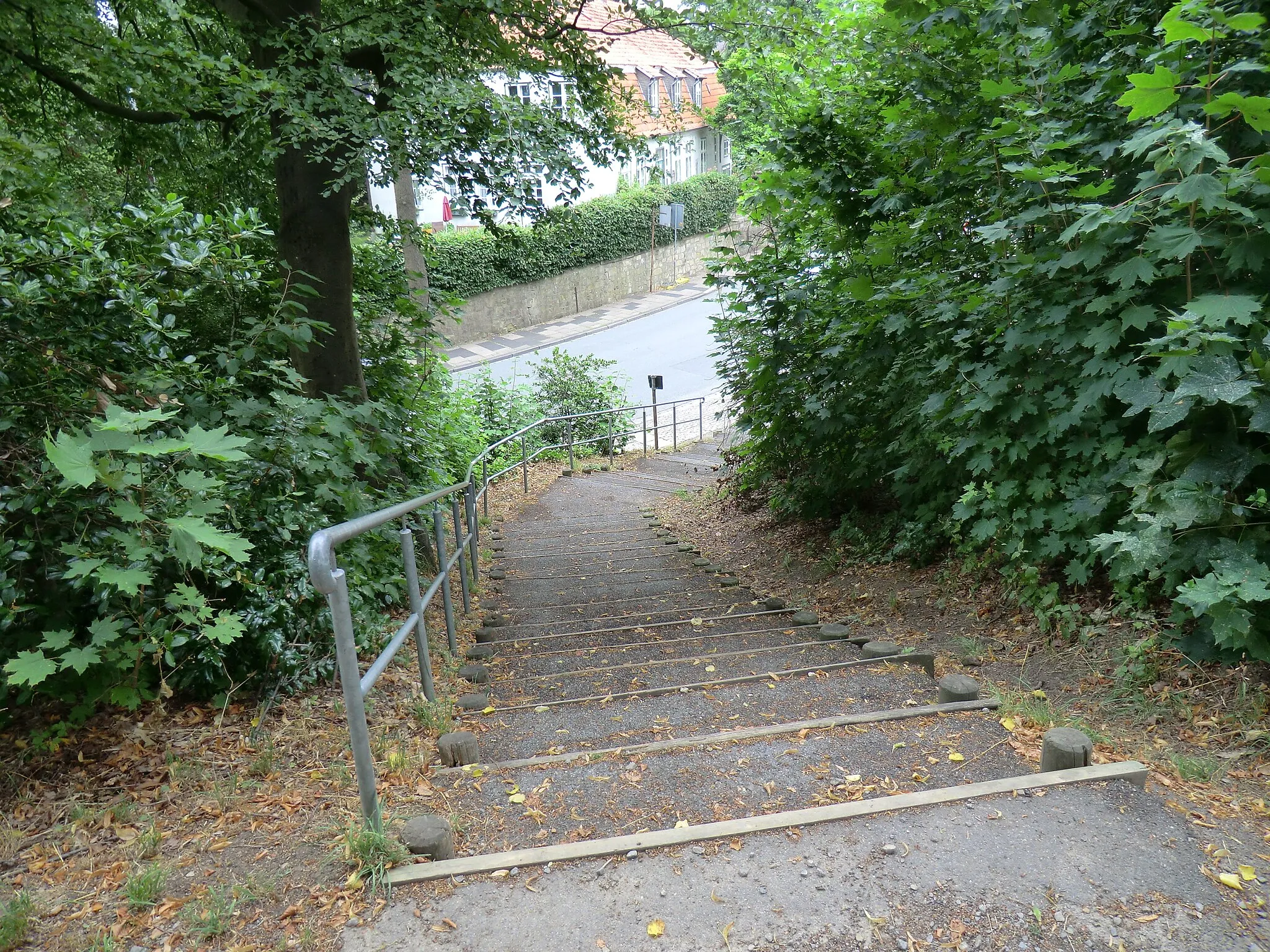 Photo showing: Treppe den Luttenberg hoch.