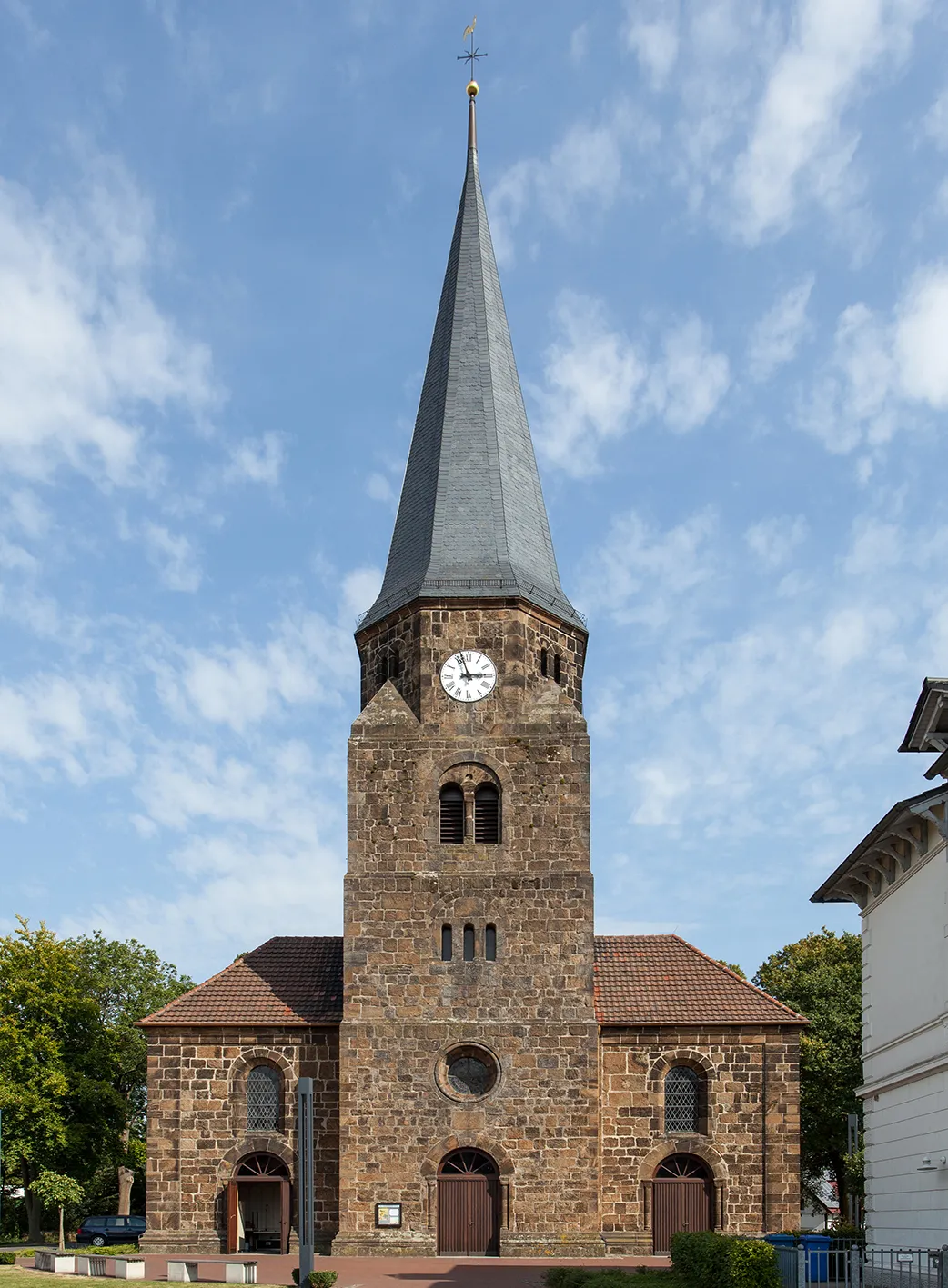 Photo showing: Laurentiuskirche in Rehme (Bad Oeynhausen)