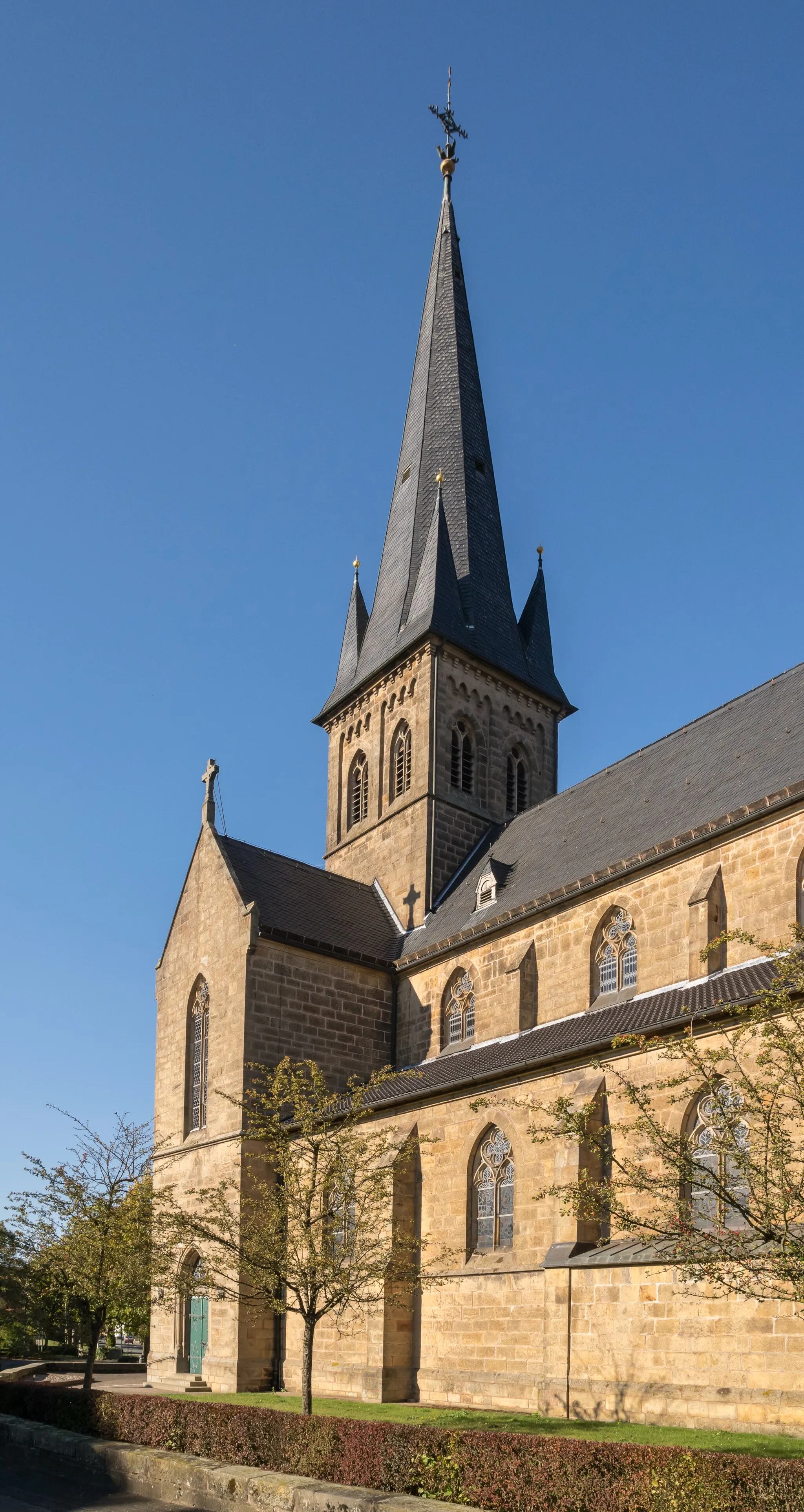 Photo showing: katholische Kirche St. Johannes Baptist in Altenbeken-Schwaney