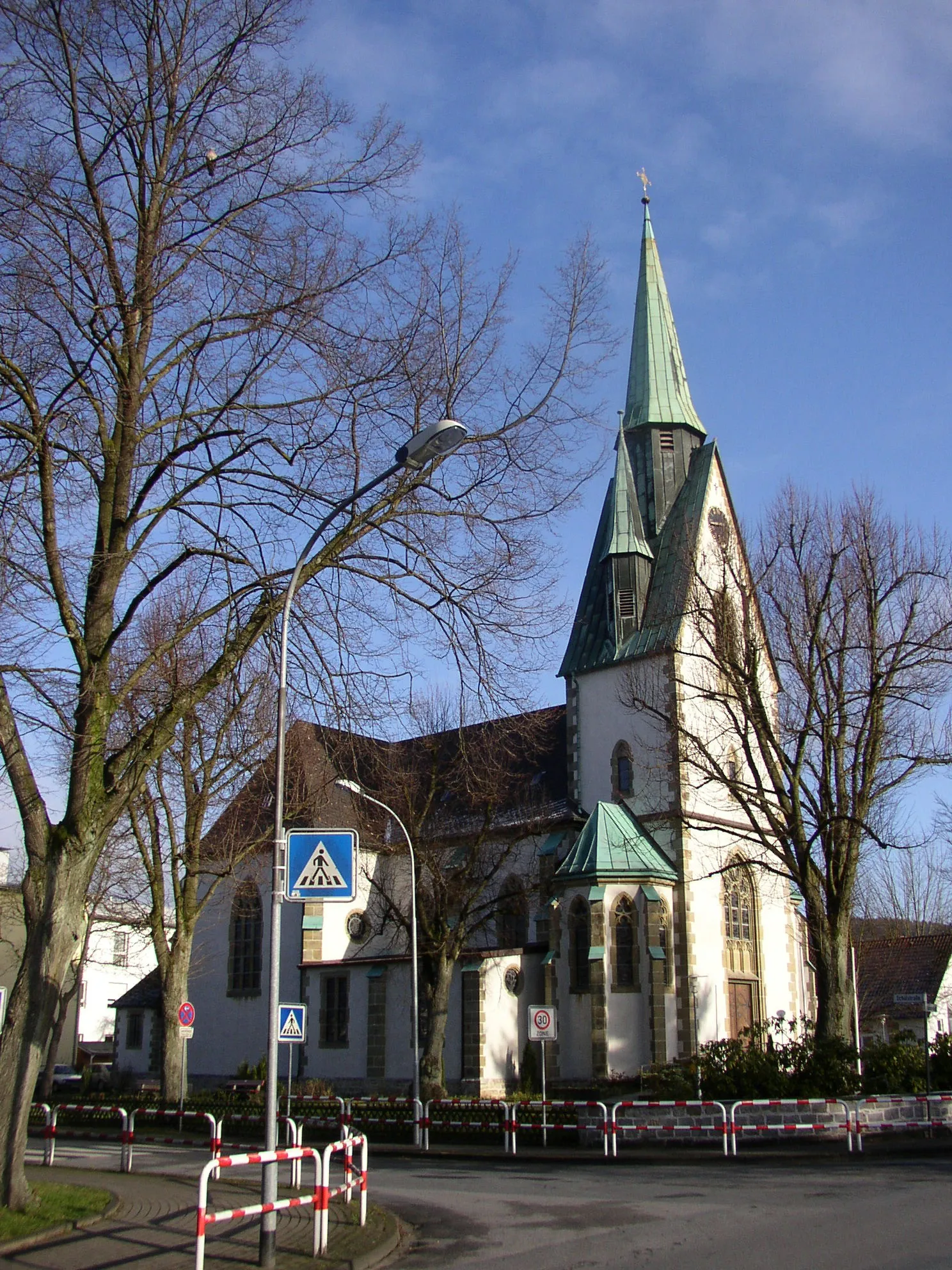 Photo showing: Herz-Jesu-Kirche, Halle (Westfalen)