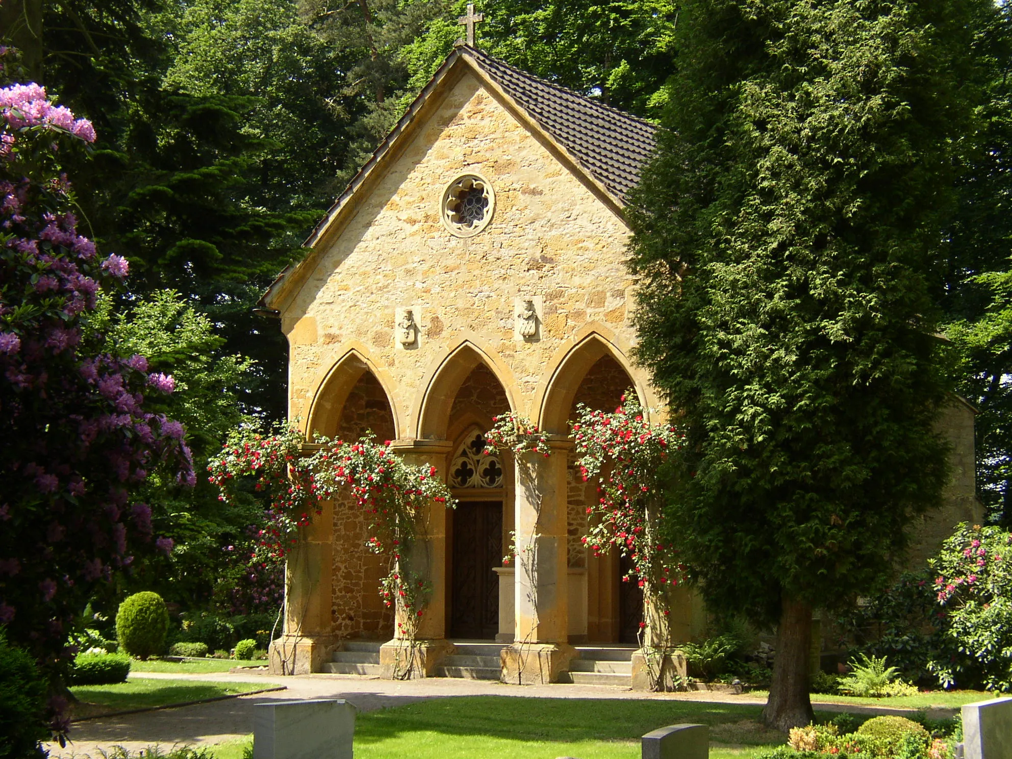 Photo showing: former mausoleum in Stockkämpen in Halle (Westf.)