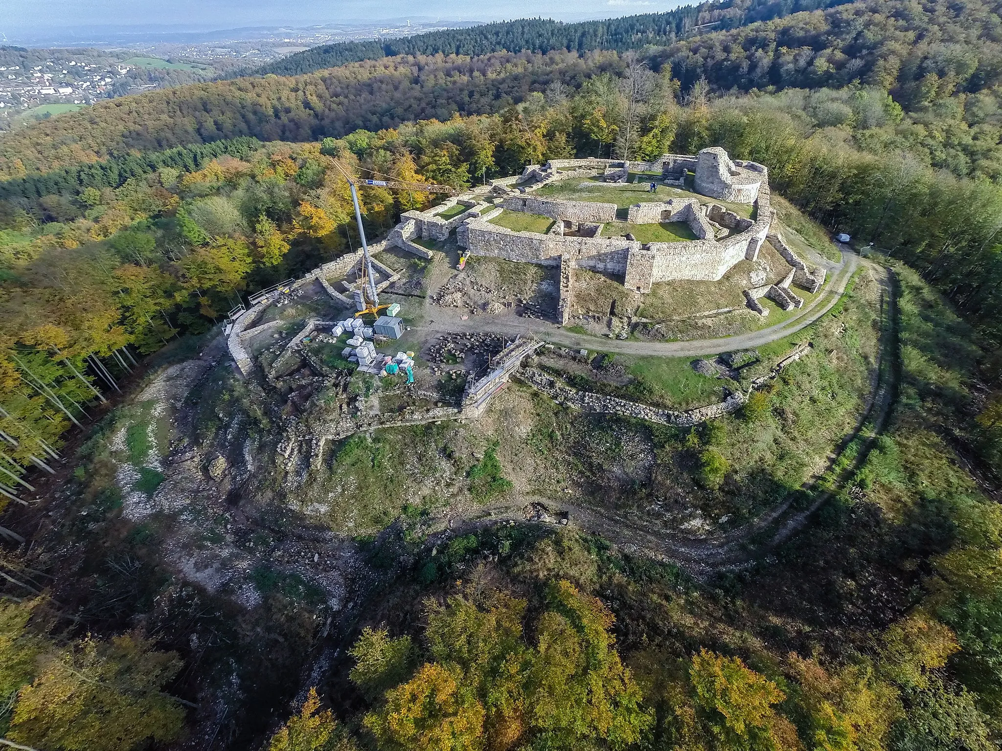 Photo showing: The Falkenburg near Detmold-Berlebeck