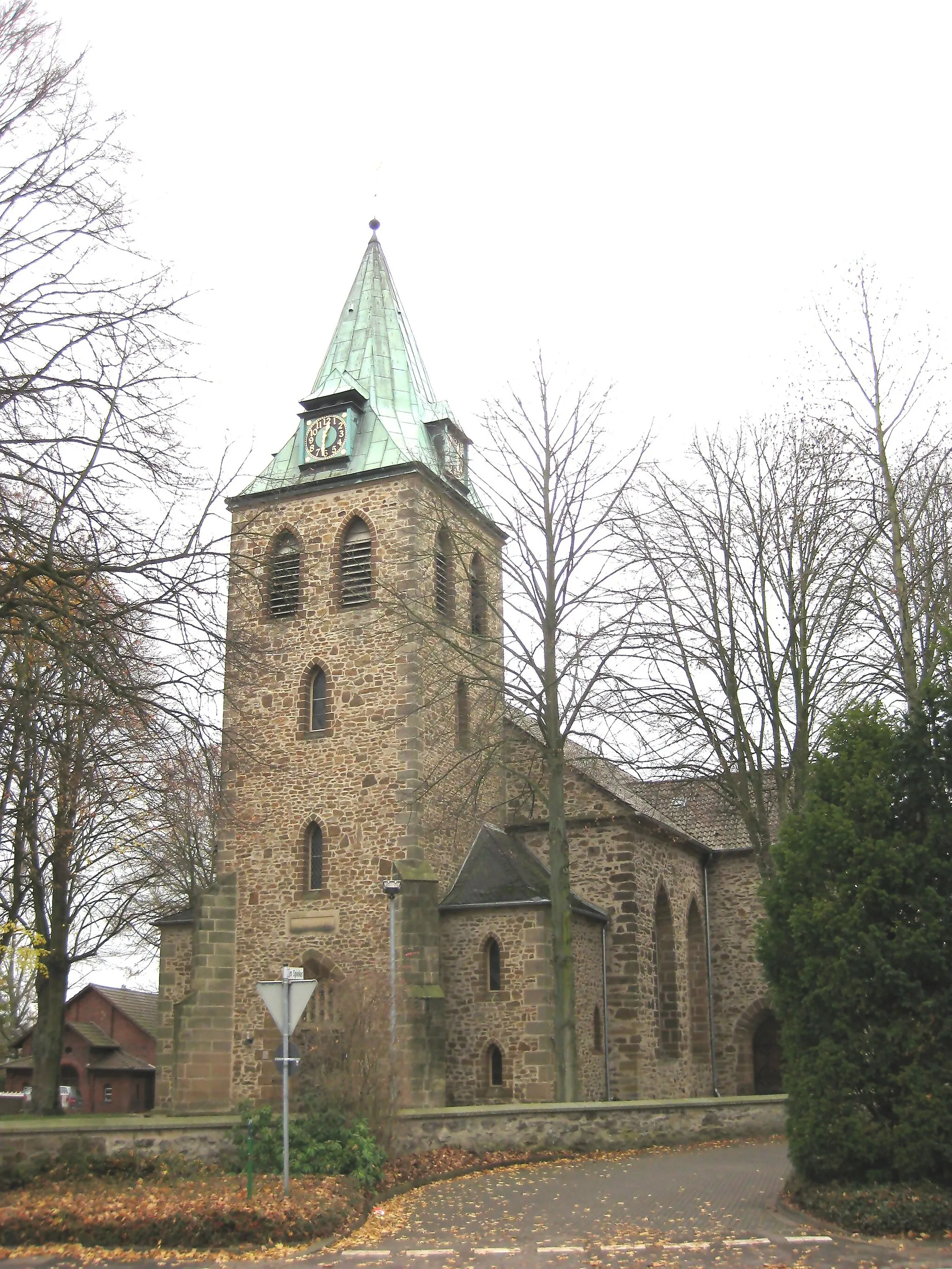 Photo showing: lutheran parish church in Löhne-Mennighüffen