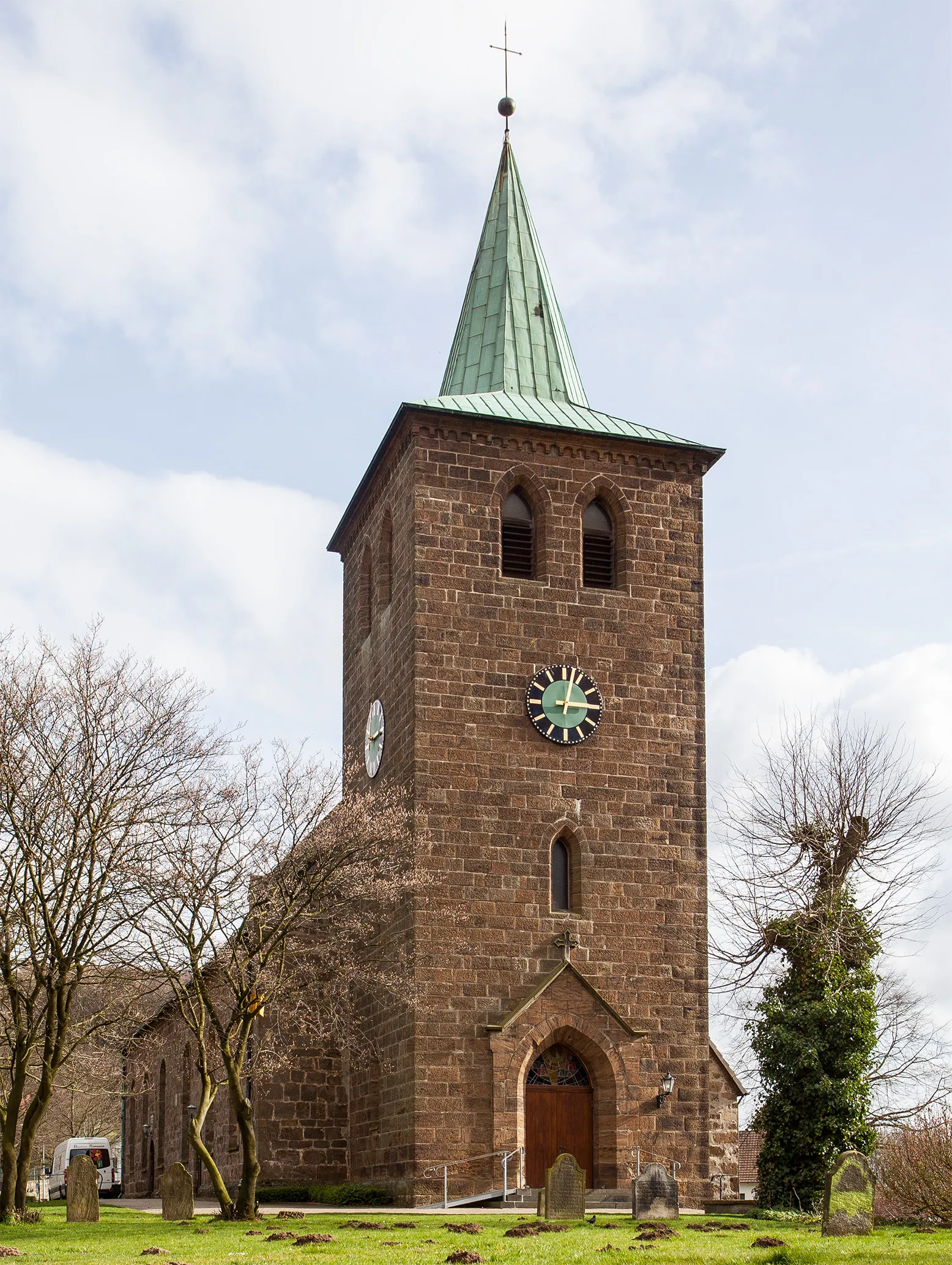 Photo showing: Ev.-luth. Kirche in Bergkirchen (Bad Oeynhausen-Volmerdingsen).