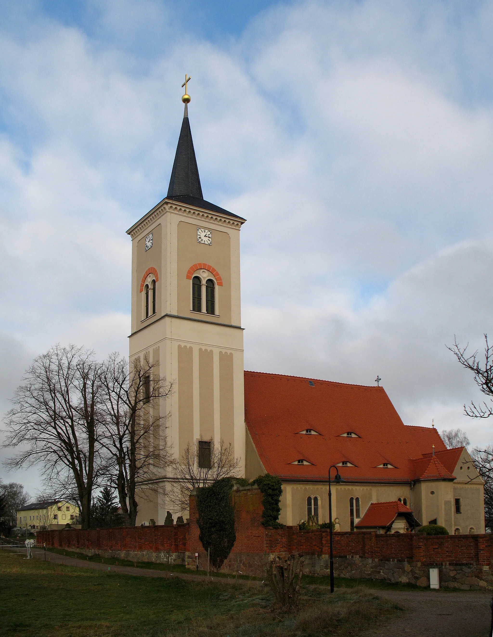 Photo showing: Church at Naustadt (Klipphausen)