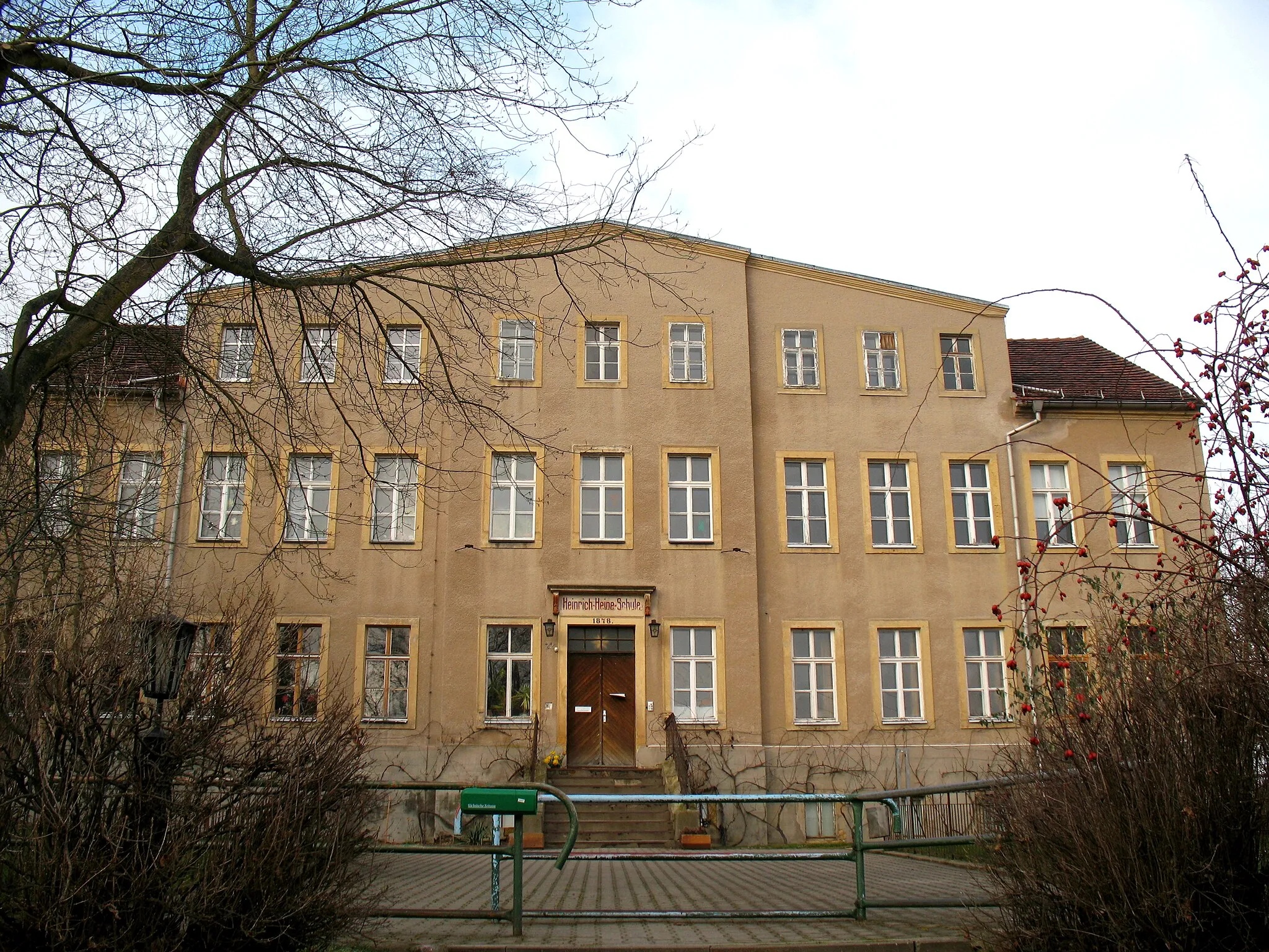 Photo showing: Heinrich-Heine-Schule at Naustadt (Klipphausen)