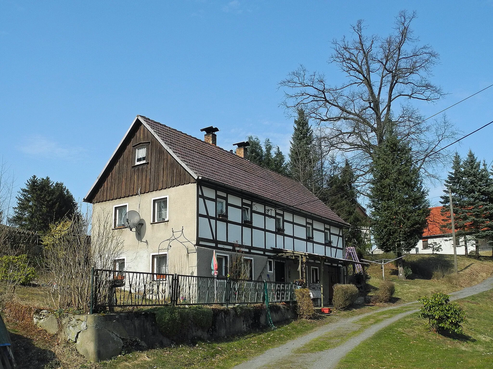 Photo showing: Wohnhaus in Langenwolmsdorf, Am Steinbruch 4