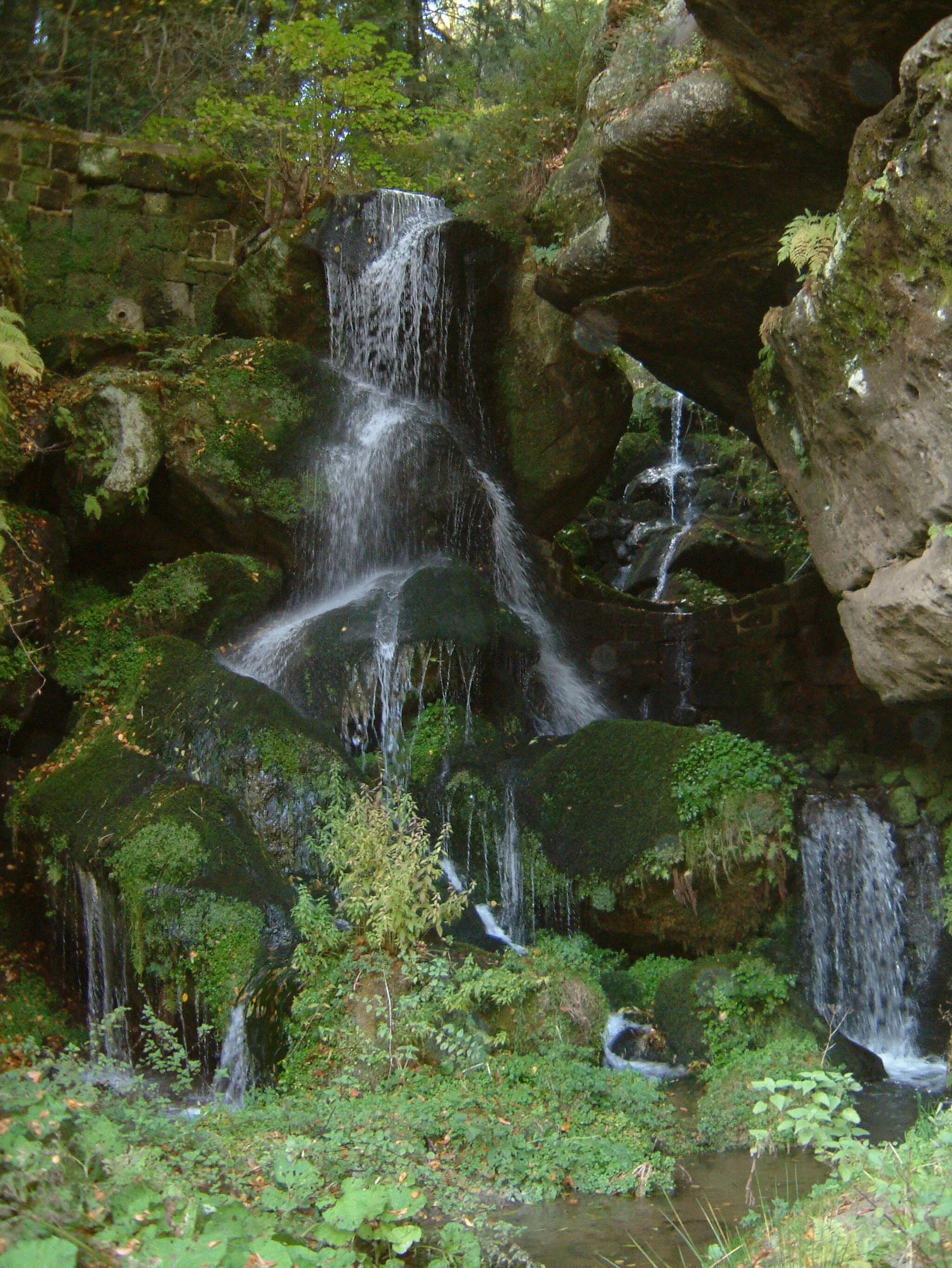 Photo showing: Lichtenhainer Wasserfall