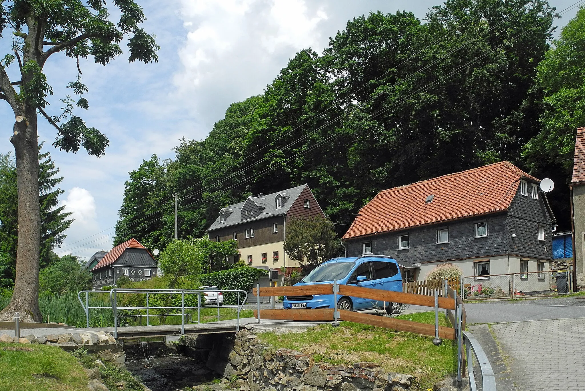 Photo showing: Wohnhaus in Strahwalde, OT von Herrnhut, Purzelgasse 4-6