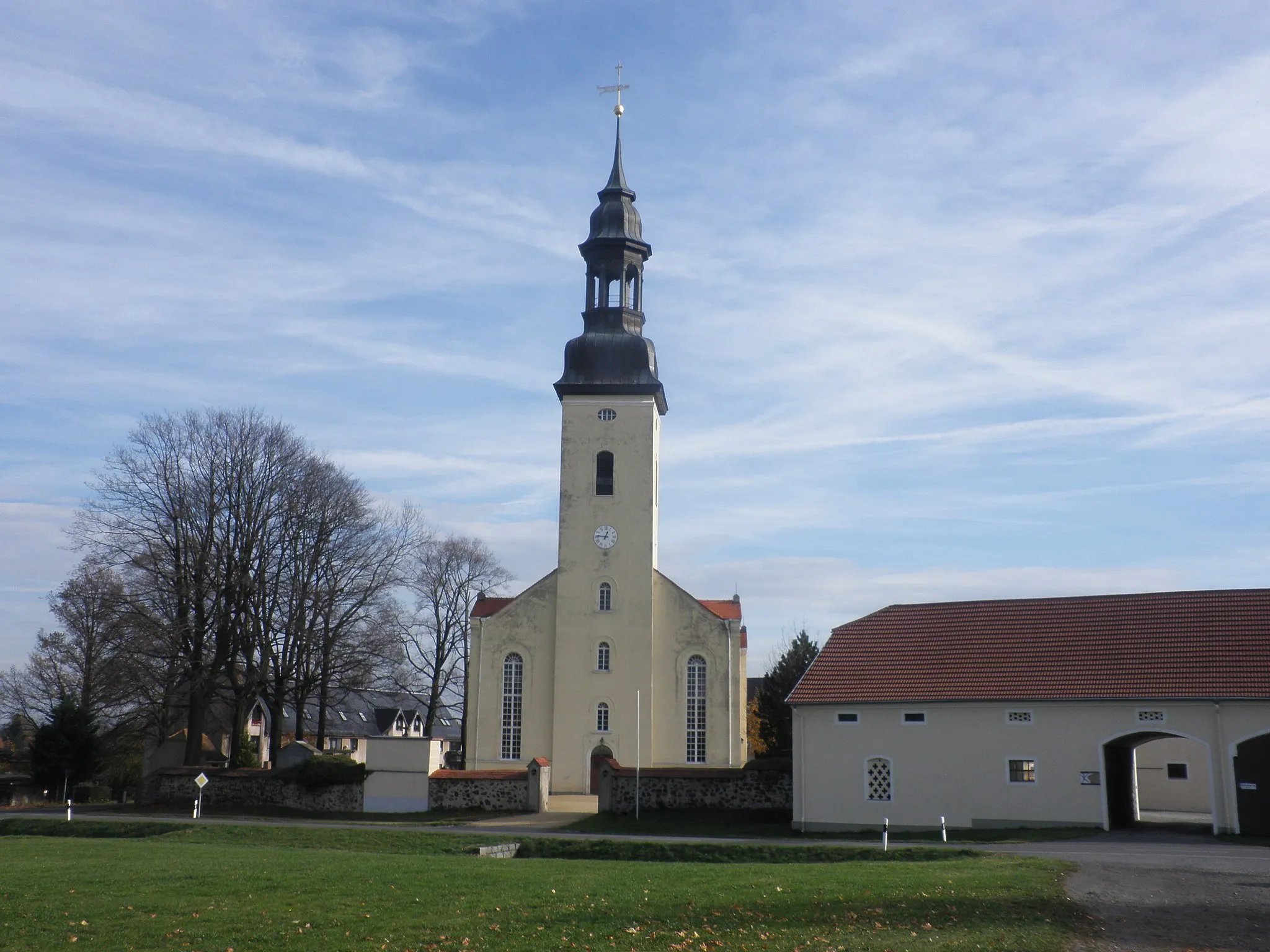 Photo showing: Großhennersdorf, Lutheran church built in 1870