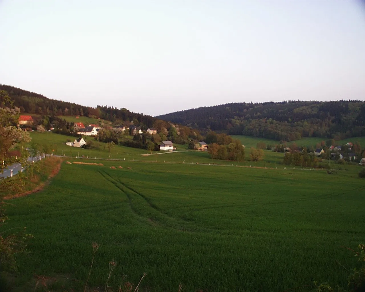 Photo showing: Blick auf Arnsdorf (Neu-Arnsdorf)