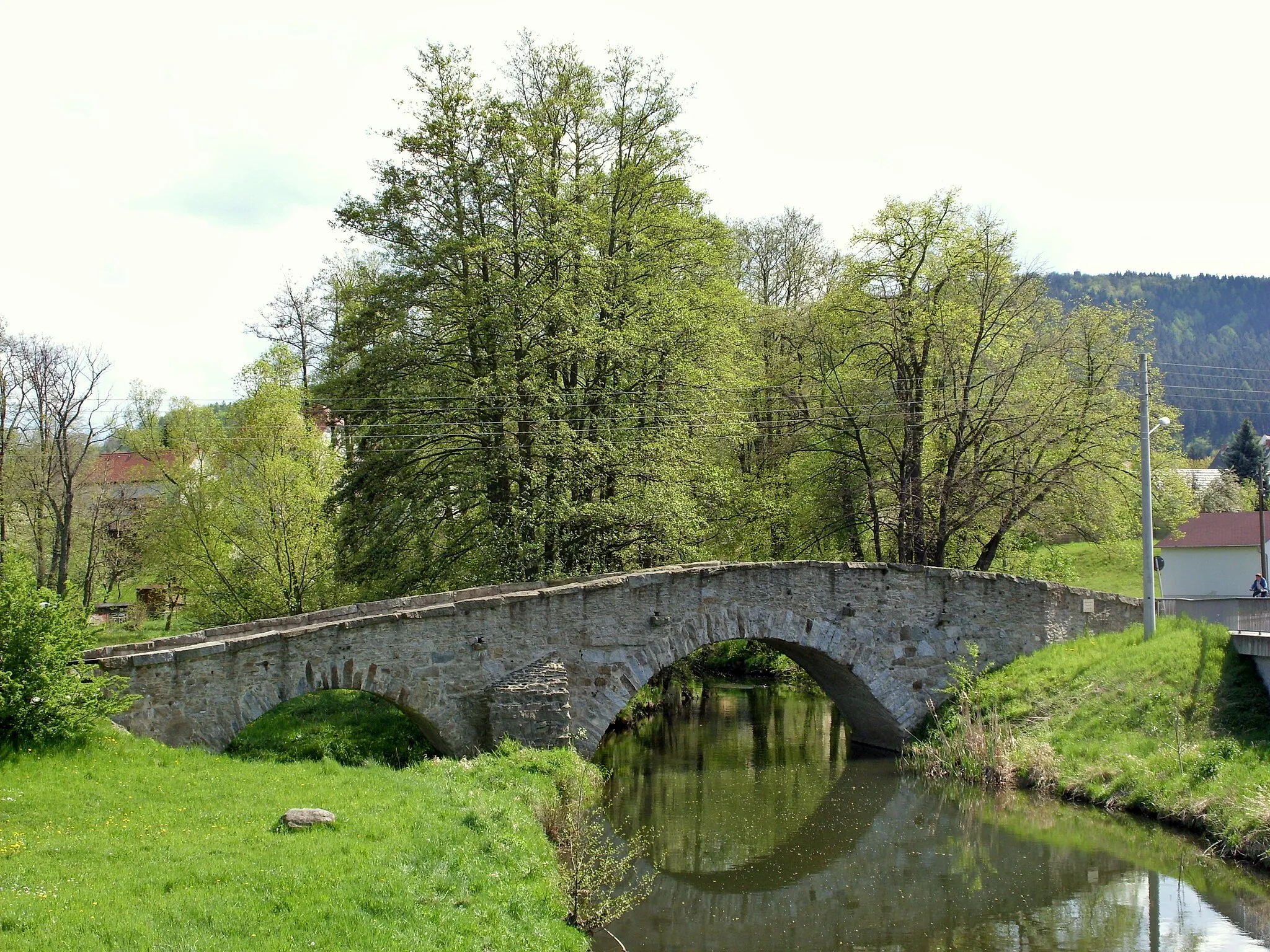 Photo showing: Die "Böhmische Brücke" in Obergurig.