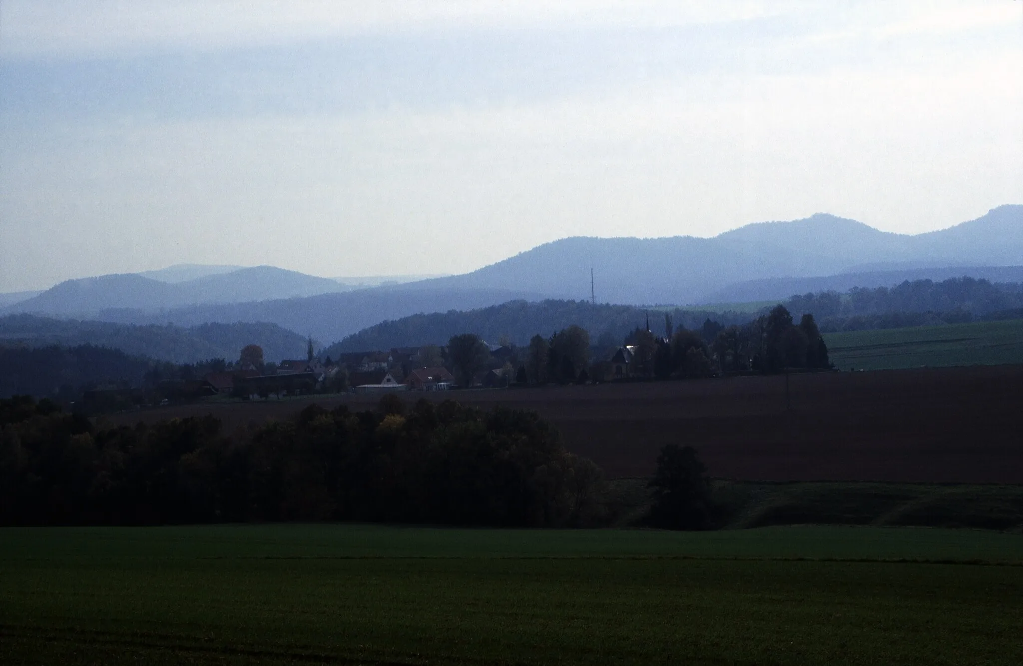 Photo showing: Spaziergang um Porschdorf in der Sächsischen Schweiz.