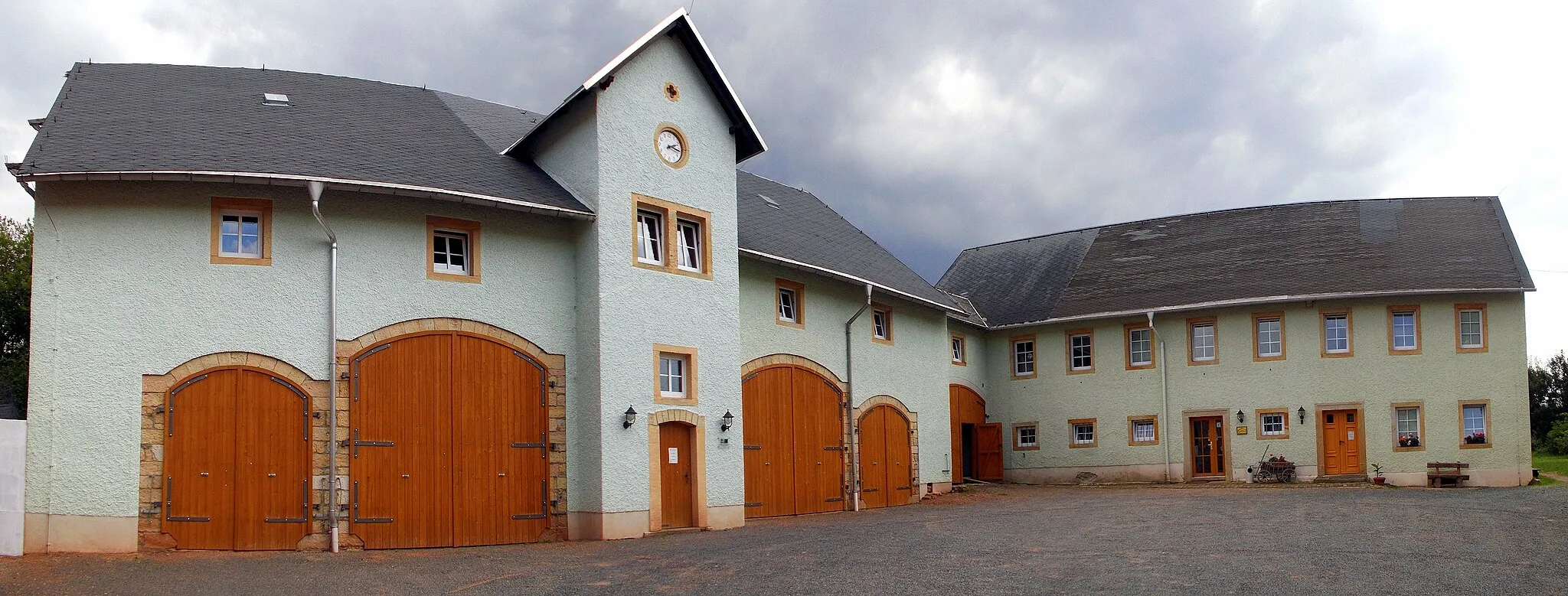 Photo showing: Panorama Lindenhof in Ulberndorf