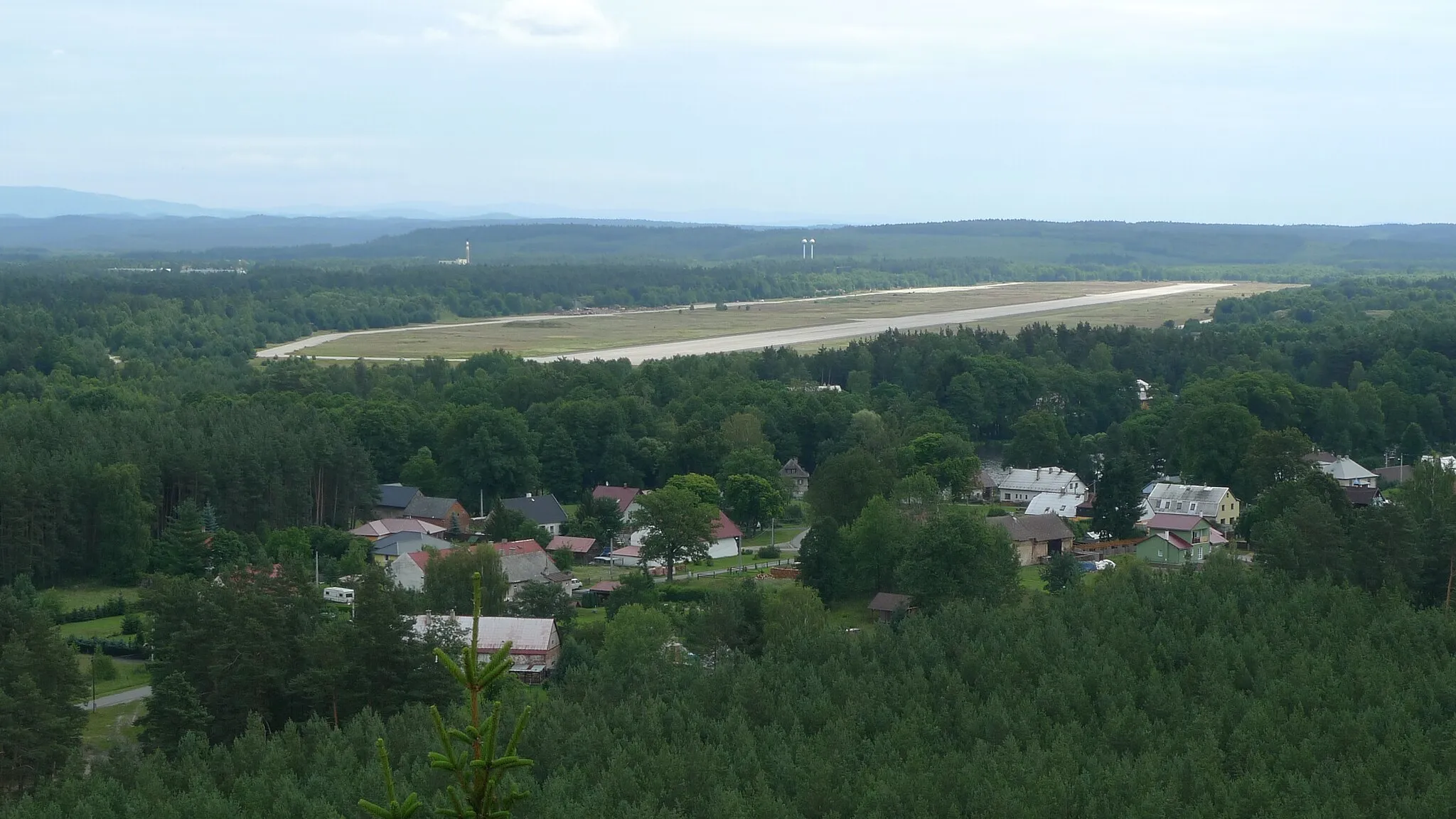 Photo showing: Hradčany military airport in 2011, Czech Republic