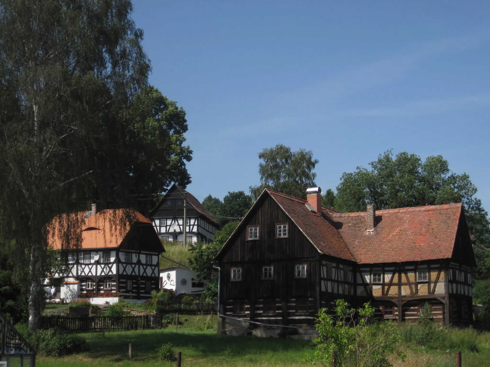 Photo showing: Višňová (Weigsdorf) - lidová architektura