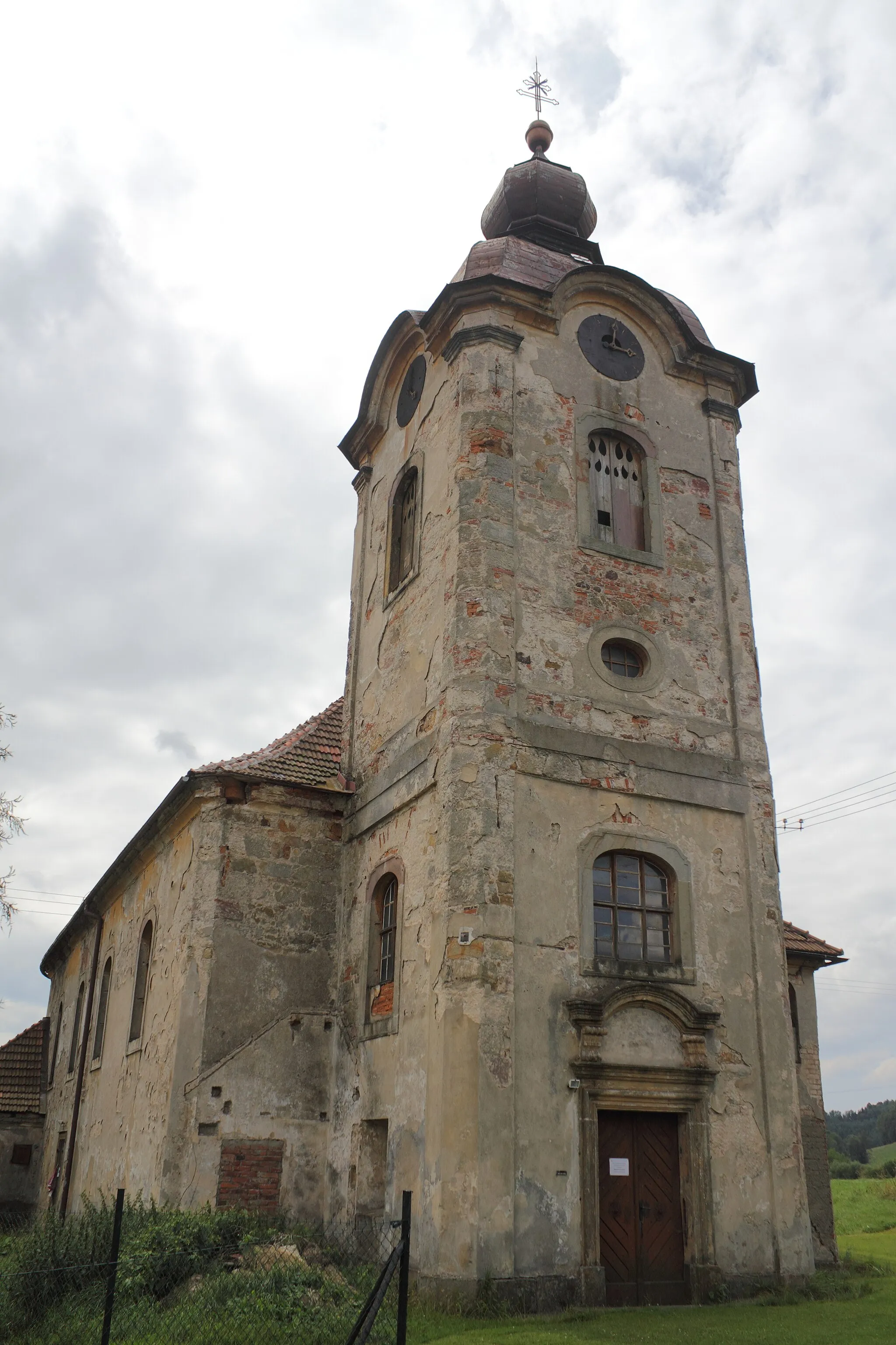 Photo showing: Kostel sv. Barbory v Rynolticích