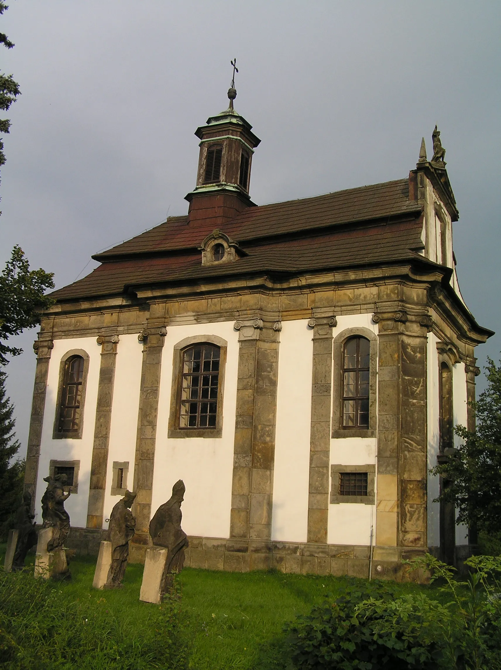 Photo showing: kostel sv. Jana Nepomuckého ve Velkém Valtinově