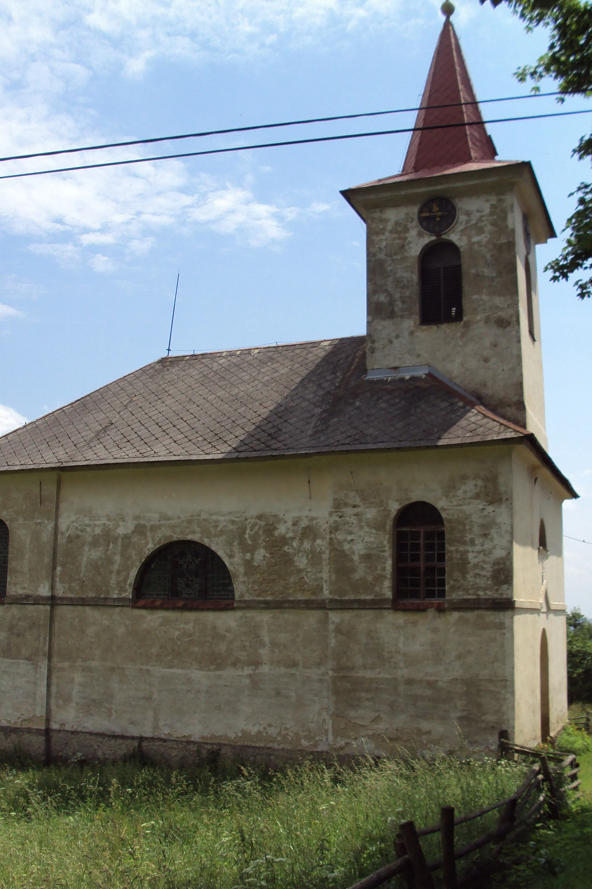 Photo showing: Kostel Nanebevzetí Panny Marie v obci Slunečná