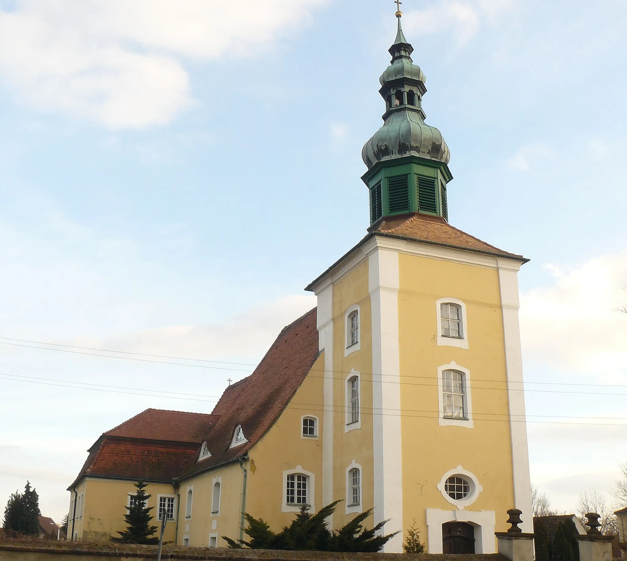 Photo showing: Evangelische Kirche in Klitten (Landkreis Görlitz)