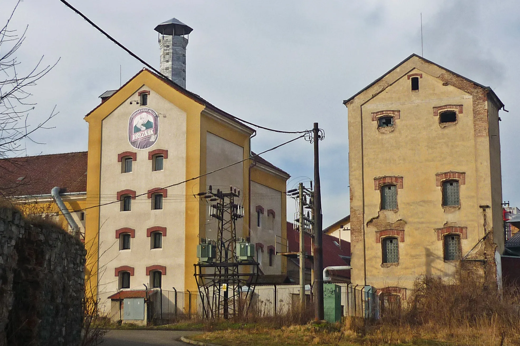 Photo showing: Brauerei in Großpriesen (Velké Březno)