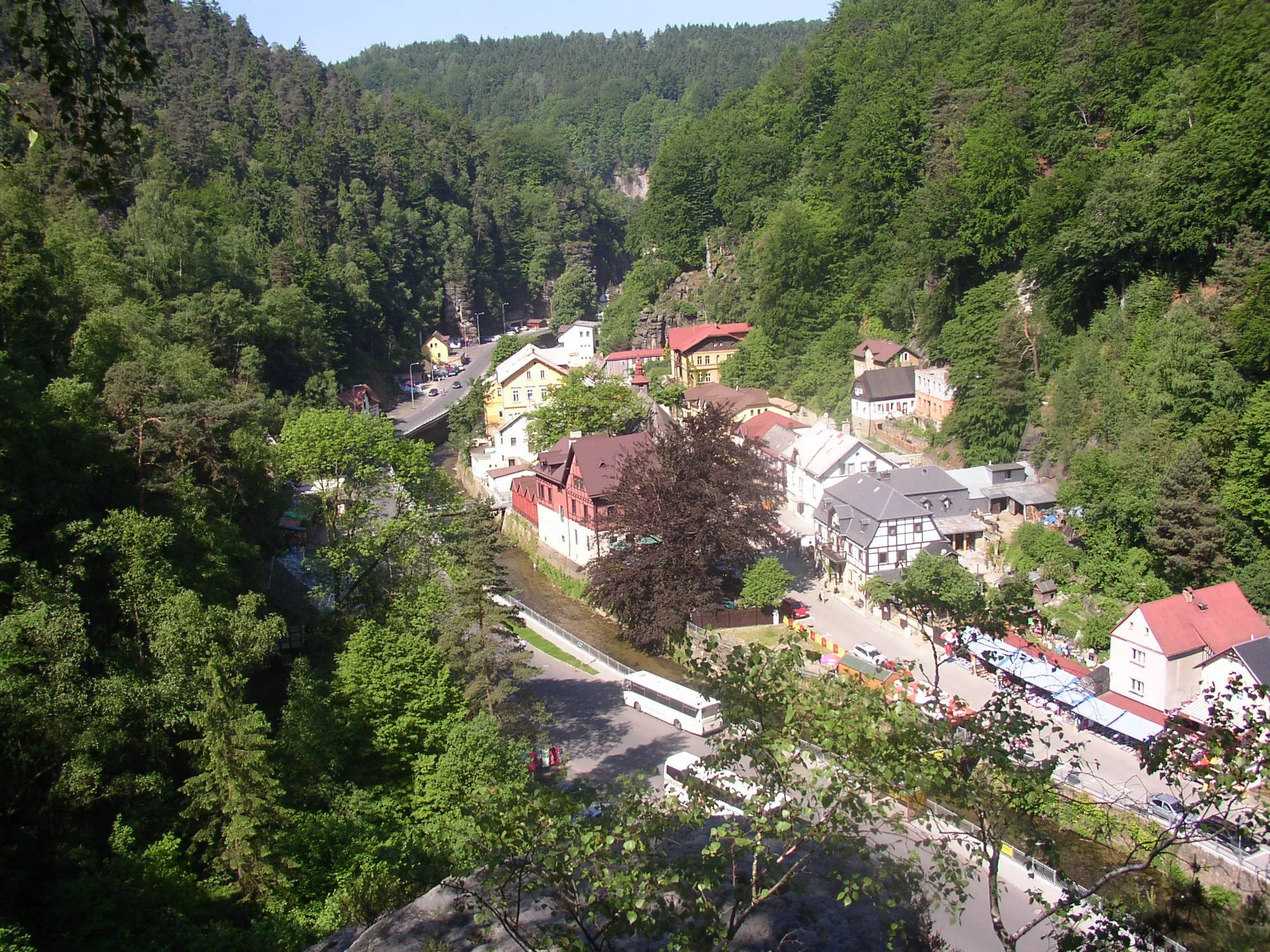 Photo showing: Hřensko