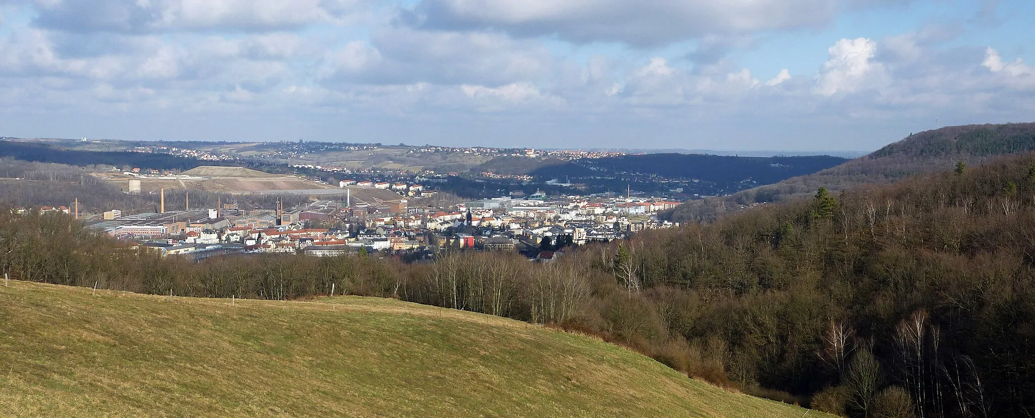 Photo showing: Blick auf Freital und Pesterwitz