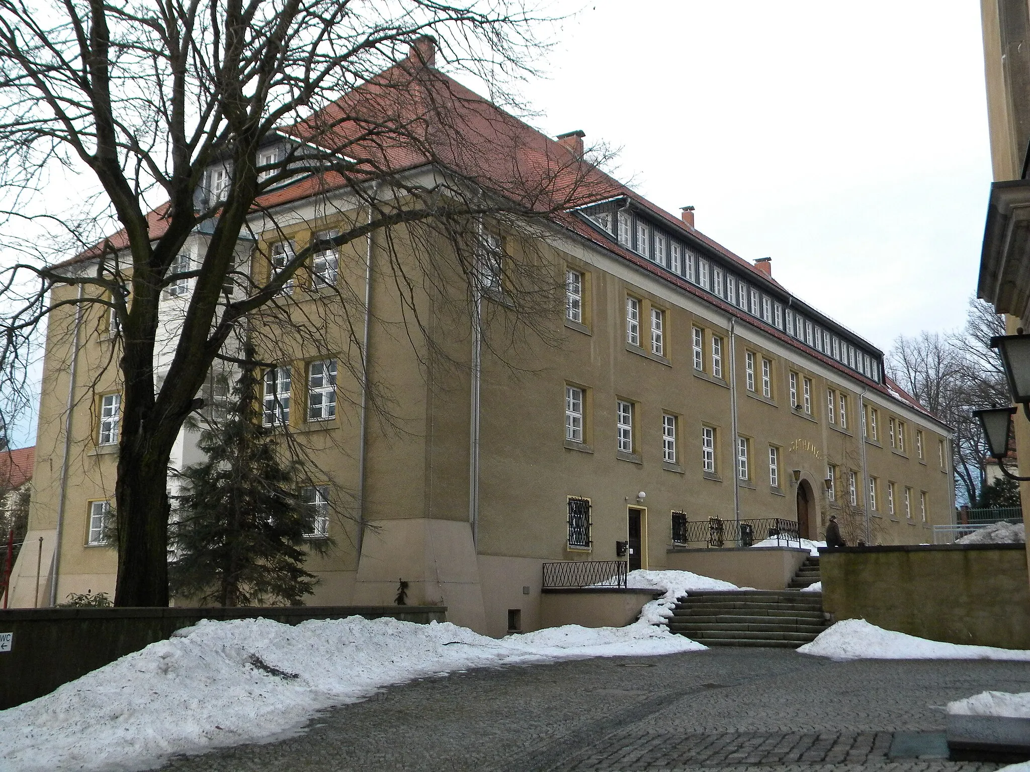 Photo showing: Rathaus, Nordstrasse, Seifhennersdorf, 02782, Sachsen, Deutschland