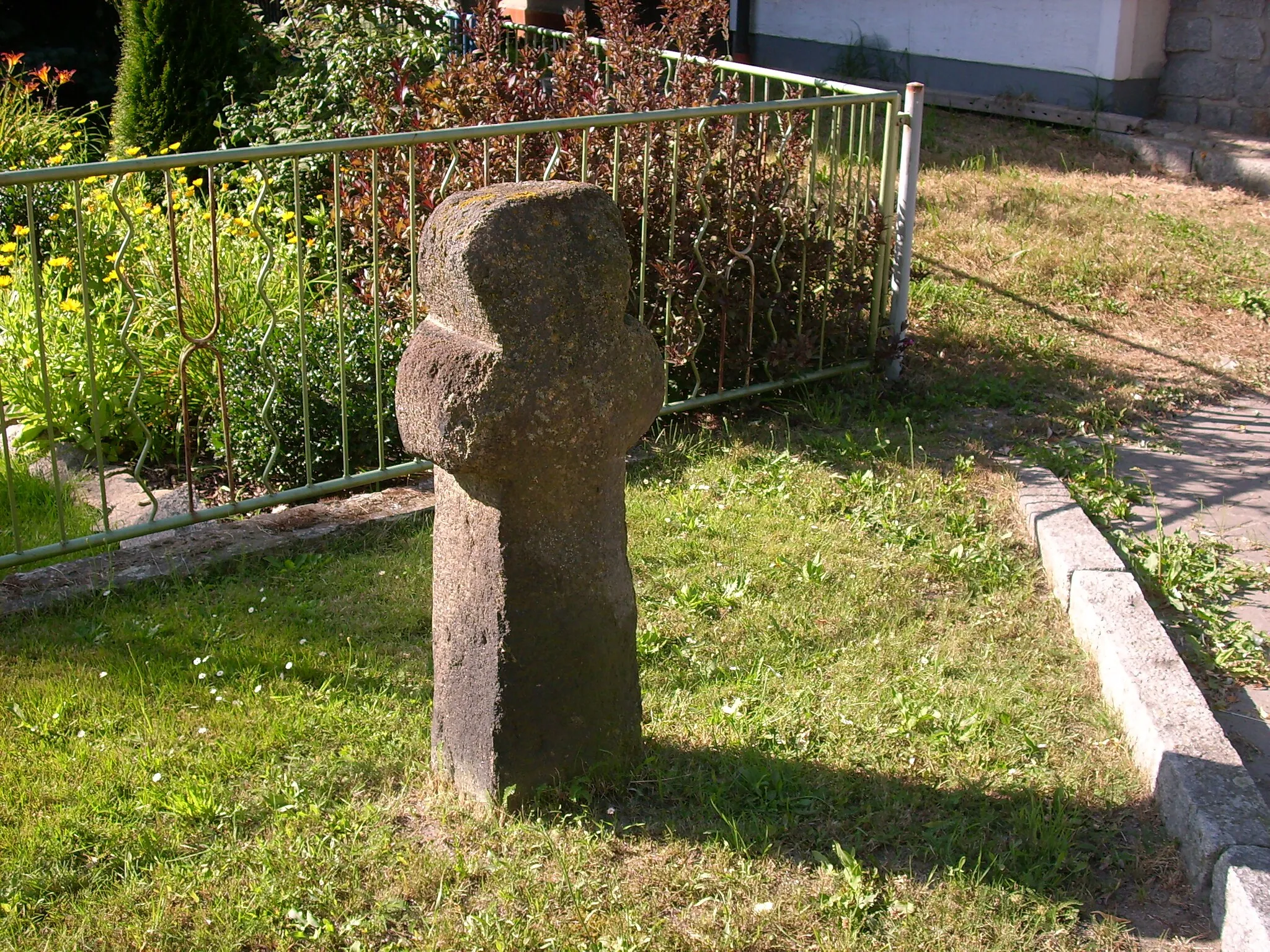 Photo showing: Steinkreuz in Spohla, Ortsteil von Wittichenau