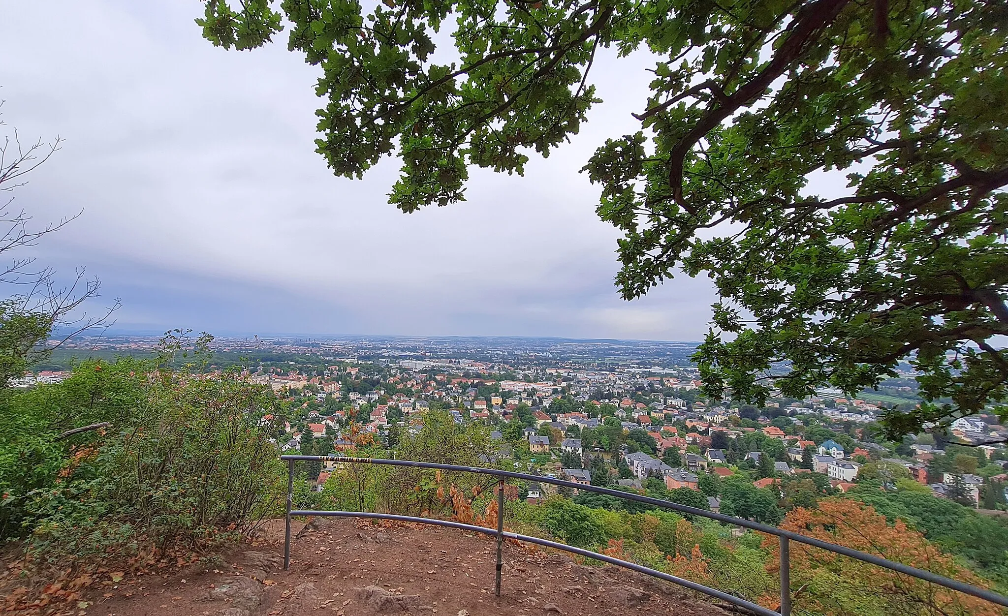 Photo showing: Blick über Radebeul