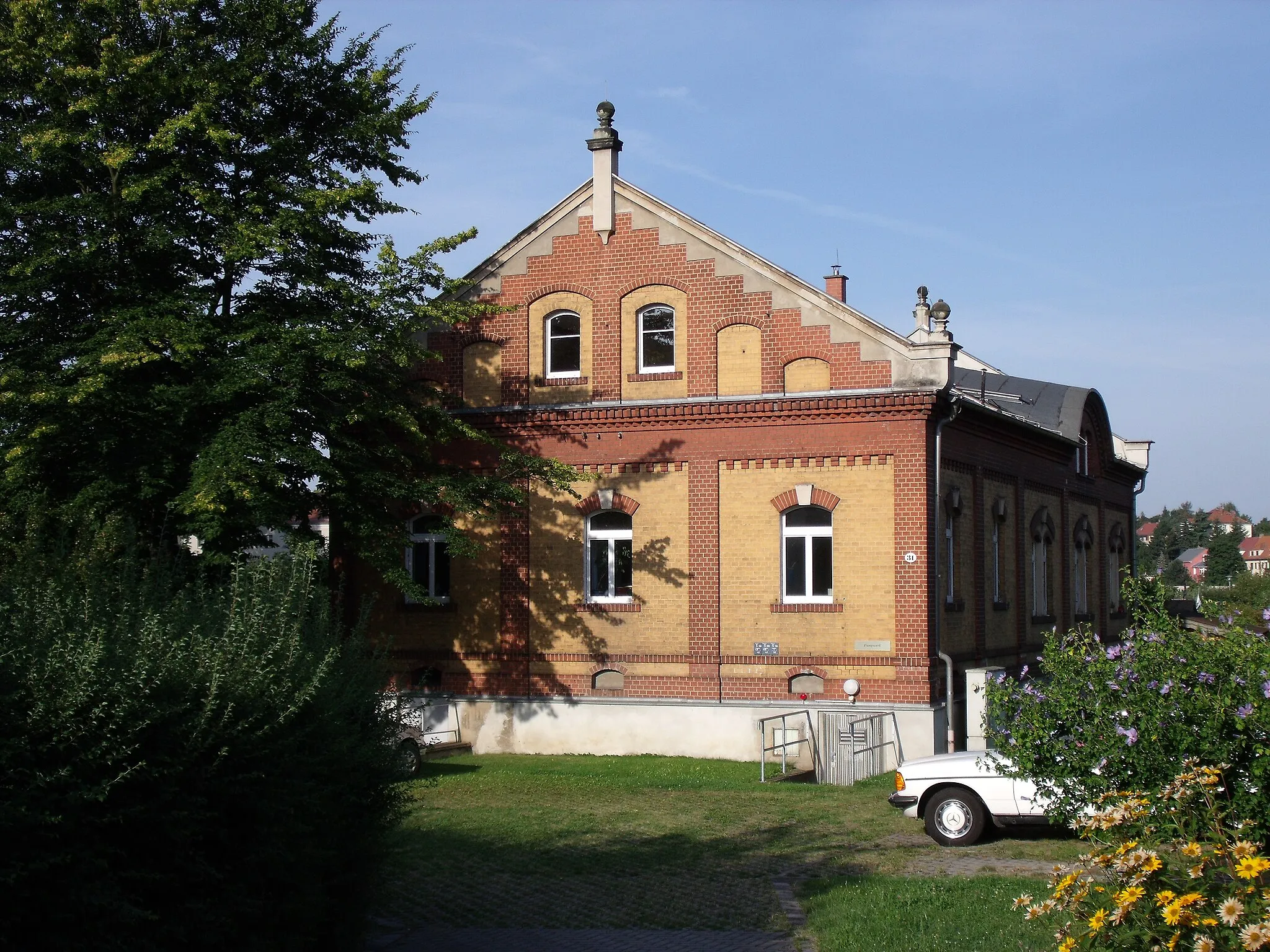 Photo showing: Wasserwerk Trachau in Dresden