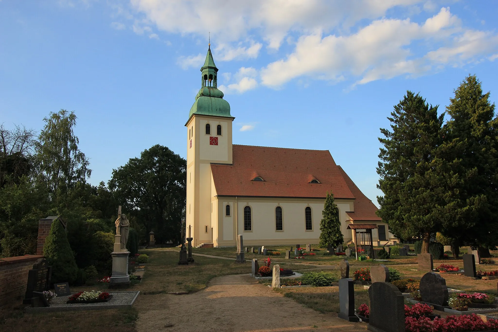 Photo showing: Ewangelska cyrkej w Dubcu, gmejna Rěčicy.