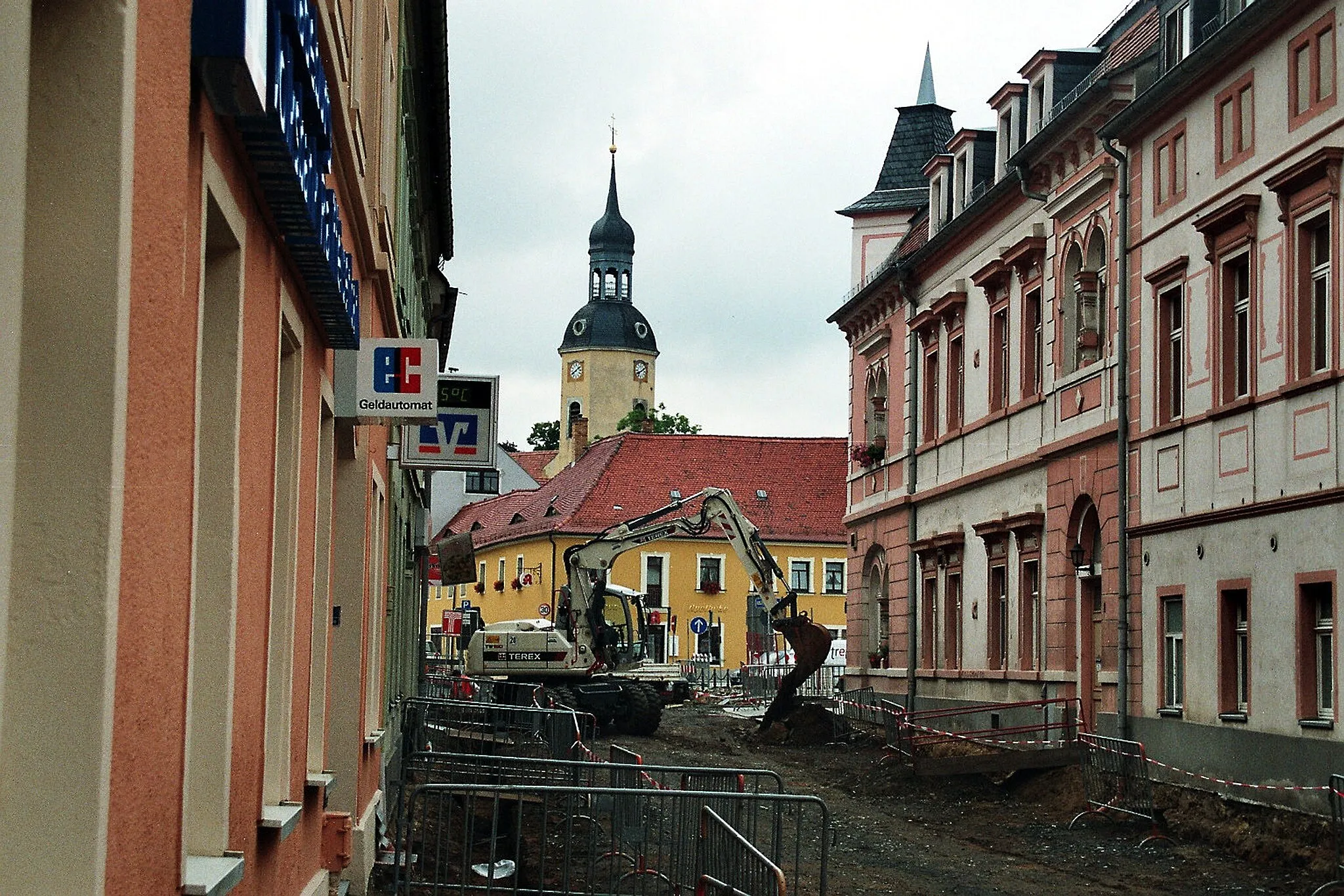 Photo showing: Radeburg, civil engeneering on the Großenhainer Straße