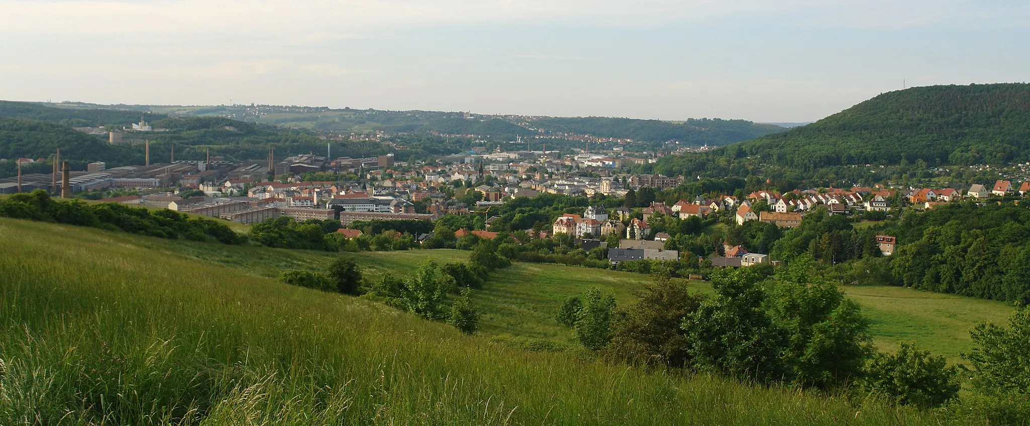 Photo showing: Blick auf Freital