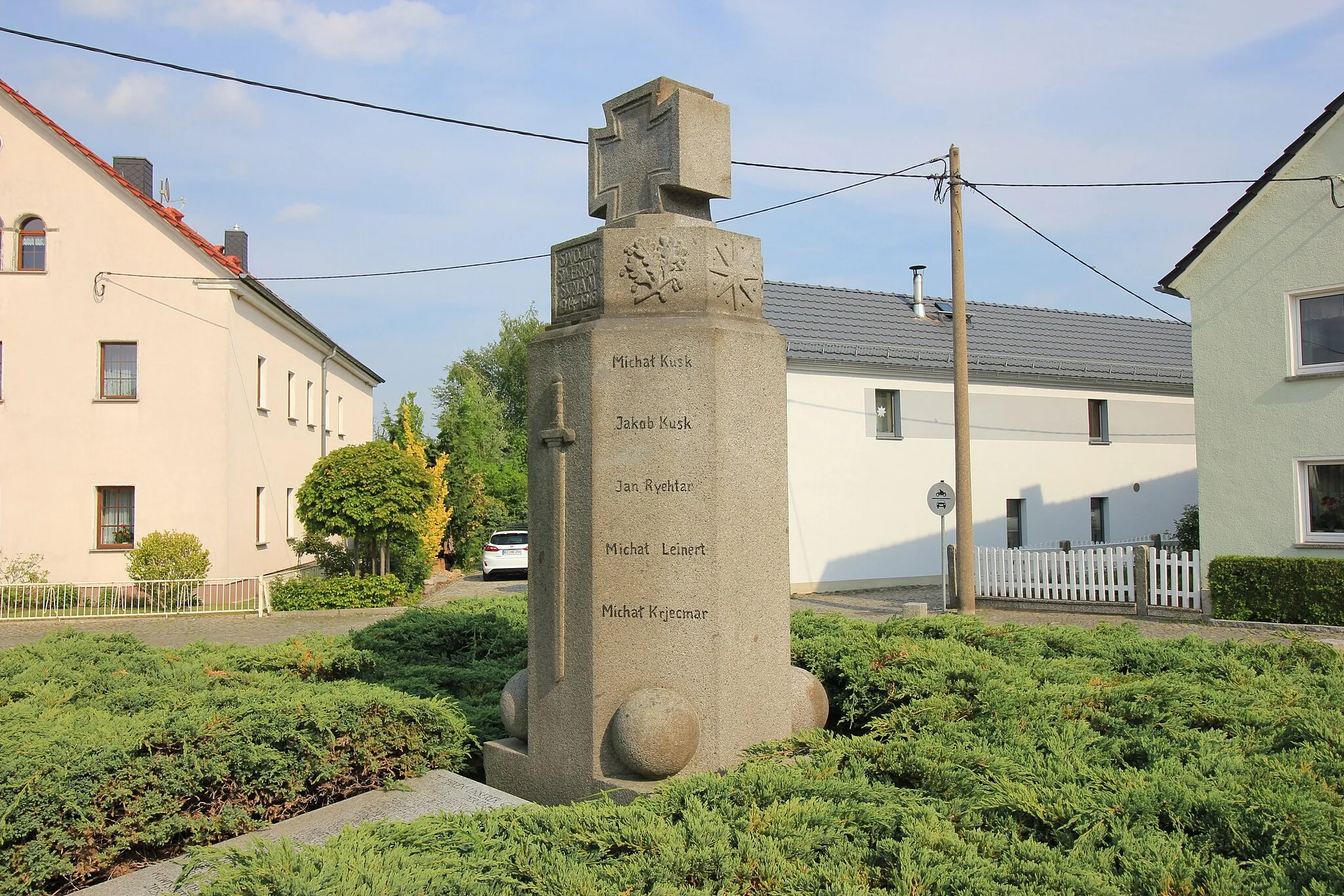 Photo showing: Pomnik za padnjenych Prěnjeje swětoweje wójny we Worklecach