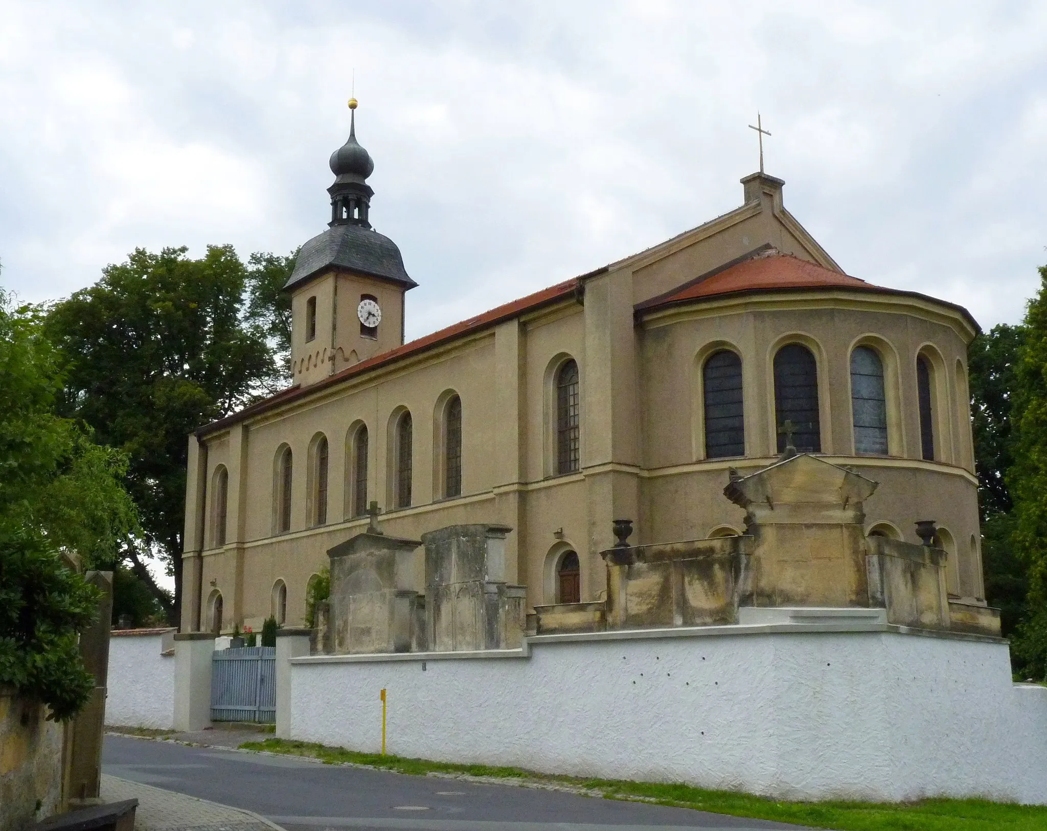 Photo showing: Die Johanniskirche in Schlegel, Zittau.