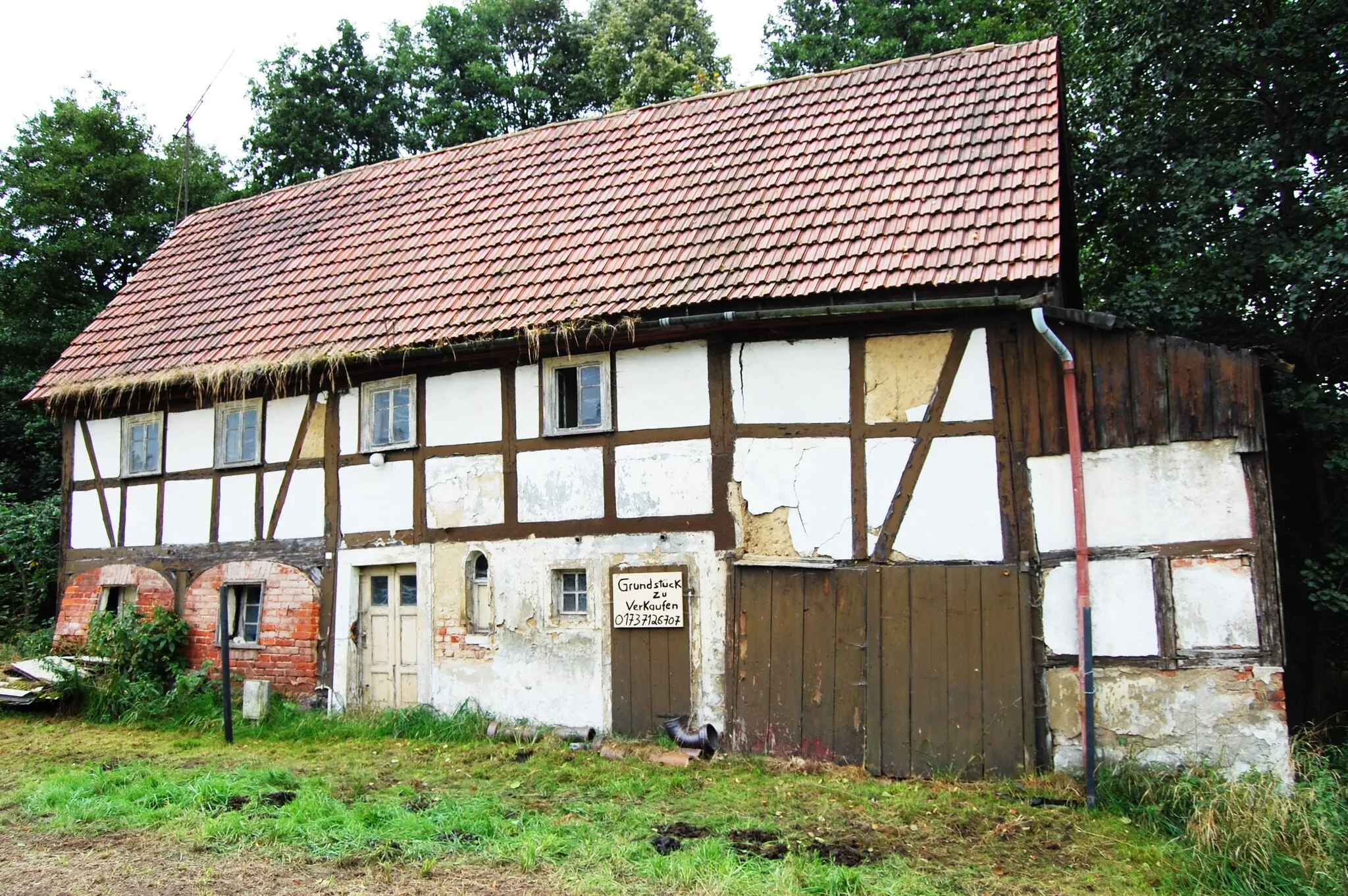 Photo showing: Umgebindehaus 'Dorfstraße 34' in Schlegel