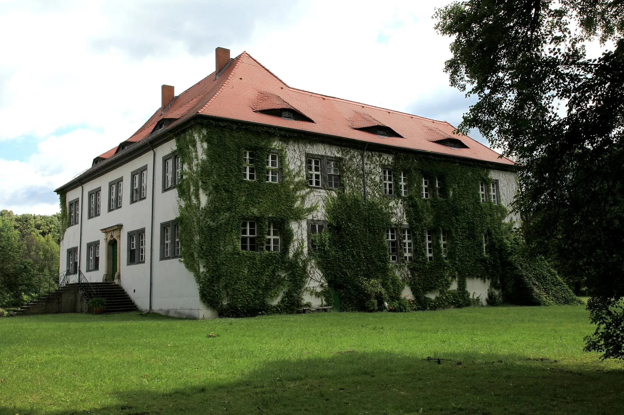 Photo showing: Schloss Spreewiese, Schlossweg 1 in Spreewiese, Großdubrau