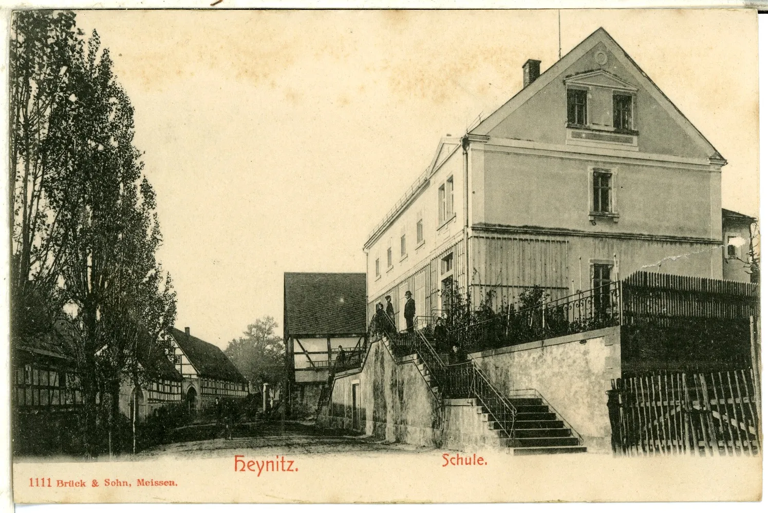 Photo showing: Heynitz; Schule