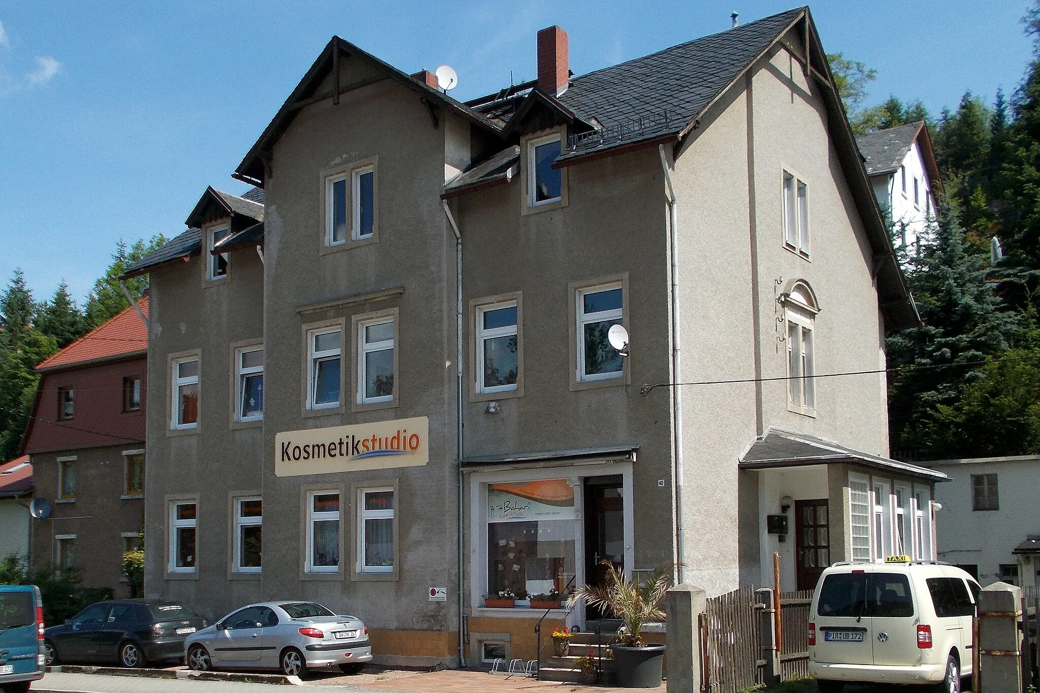 Photo showing: Kosmetikstudio Bahari in Schmiedeberg - Dokumentation Schmiedeberg 2013