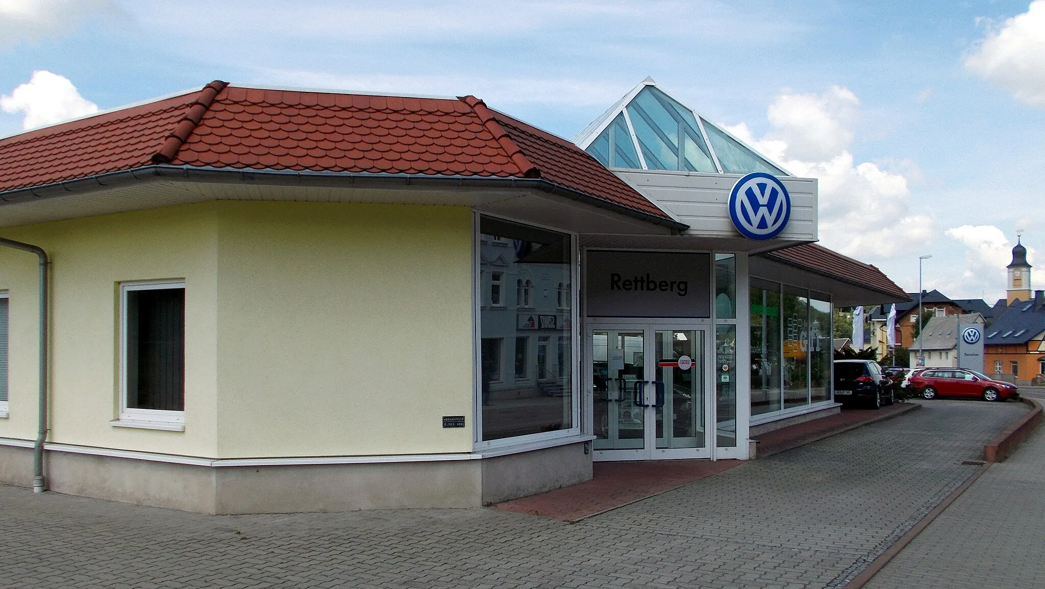 Photo showing: Autohaus Rettberg in Schmiedeberg - Dokumentation Schmiedeberg 2013