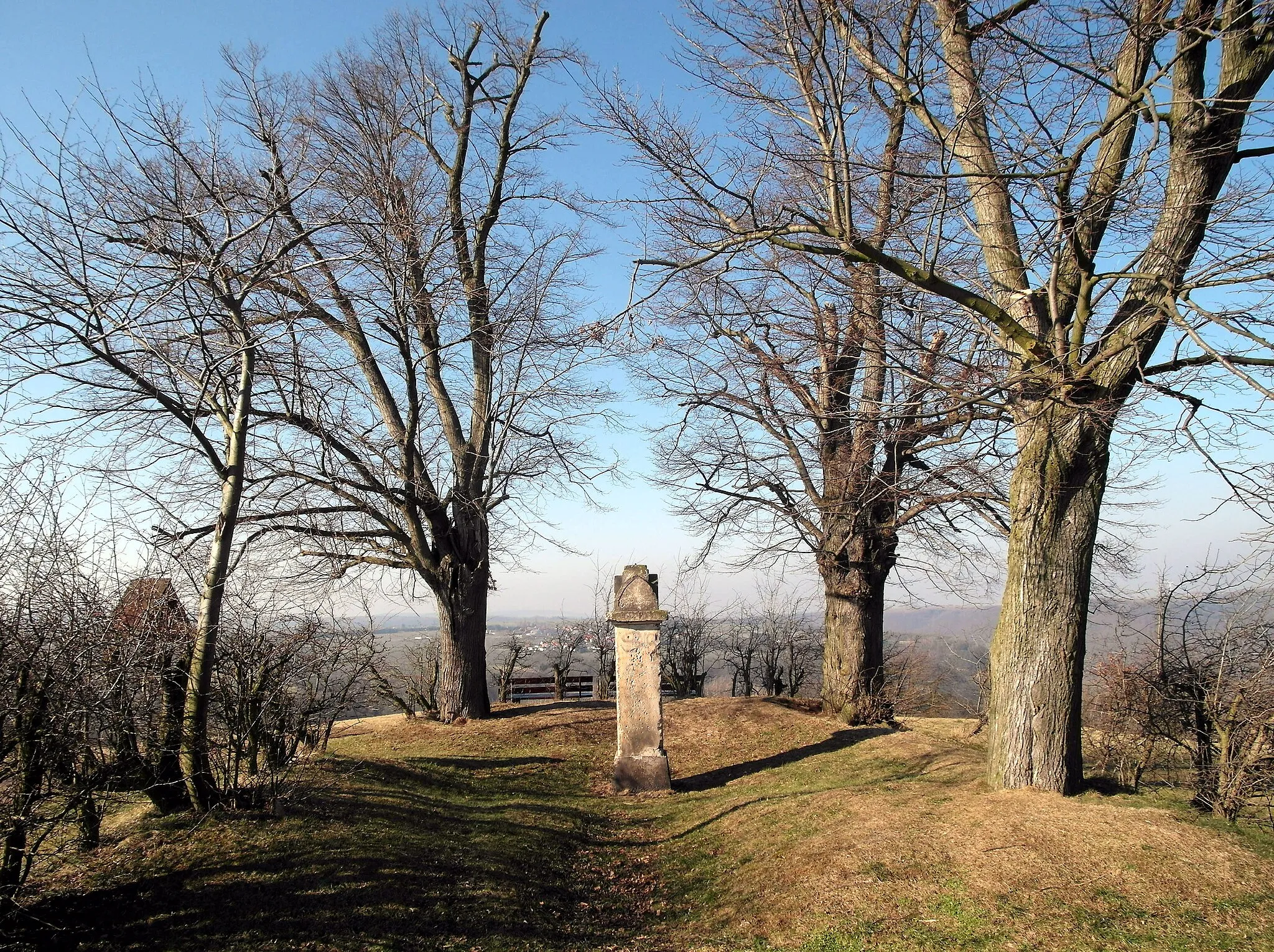 Photo showing: 16.02.2015    01734   Rabenau: Konfessionsdenkmal. 1830 zur Erinnerung an die 300-Jahr-Feier der Überreichung der Augsburger Konfession an Kaiser Karl V. auf dem Galgenberg errichtet und 1873 auf den heutigen Standort versetzt.               [SAM8188.JPG]20150216035DR.JPG(c)Blobelt