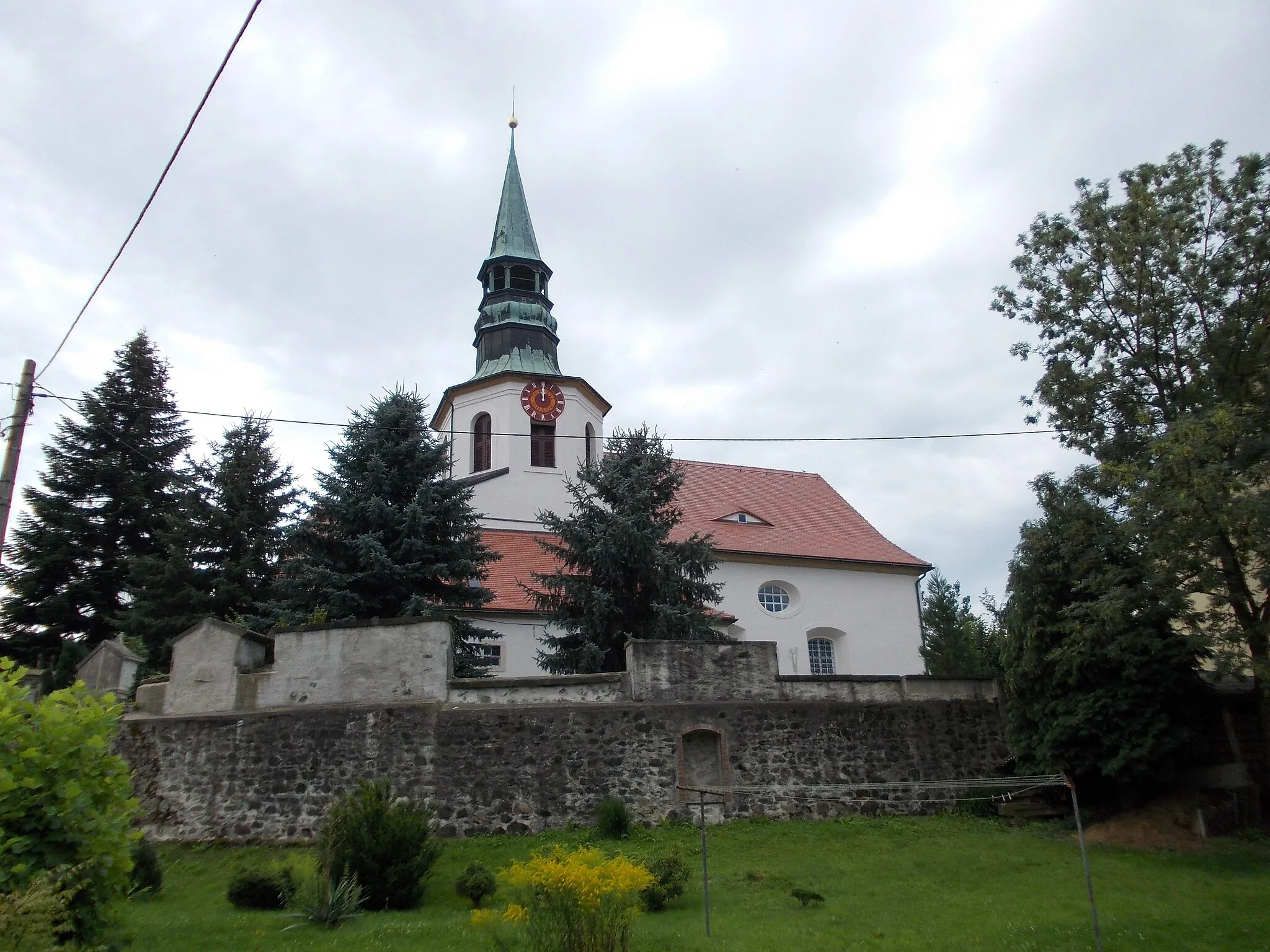 Photo showing: Mittelherwigsdorf church (Görlitz district, Saxony)