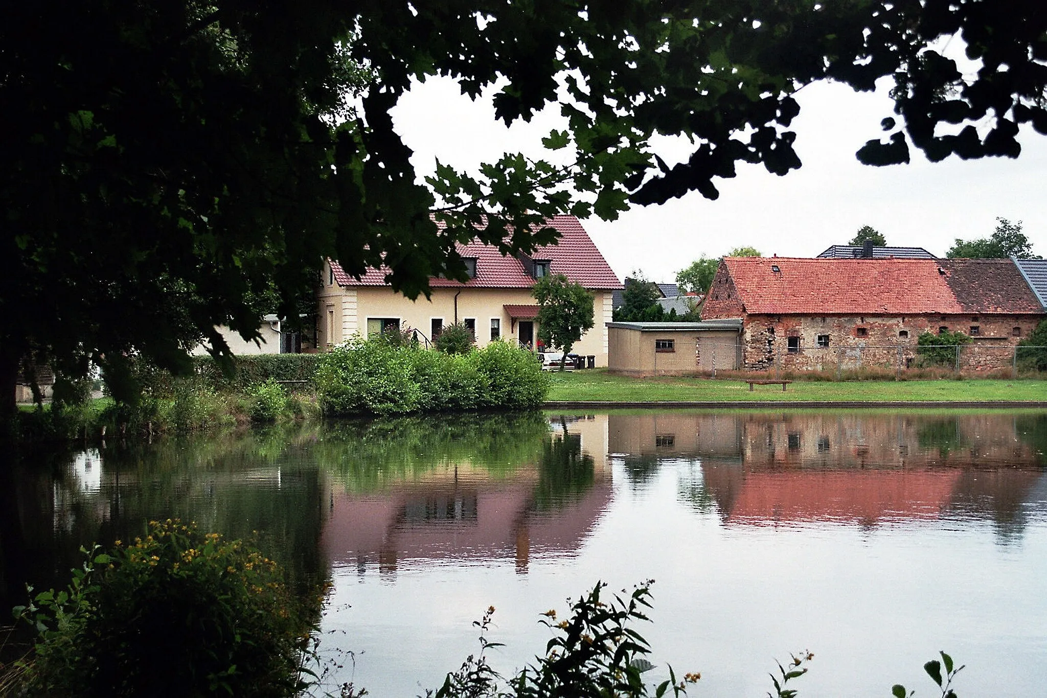 Photo showing: Guteborn, the pond "Schlossteich"