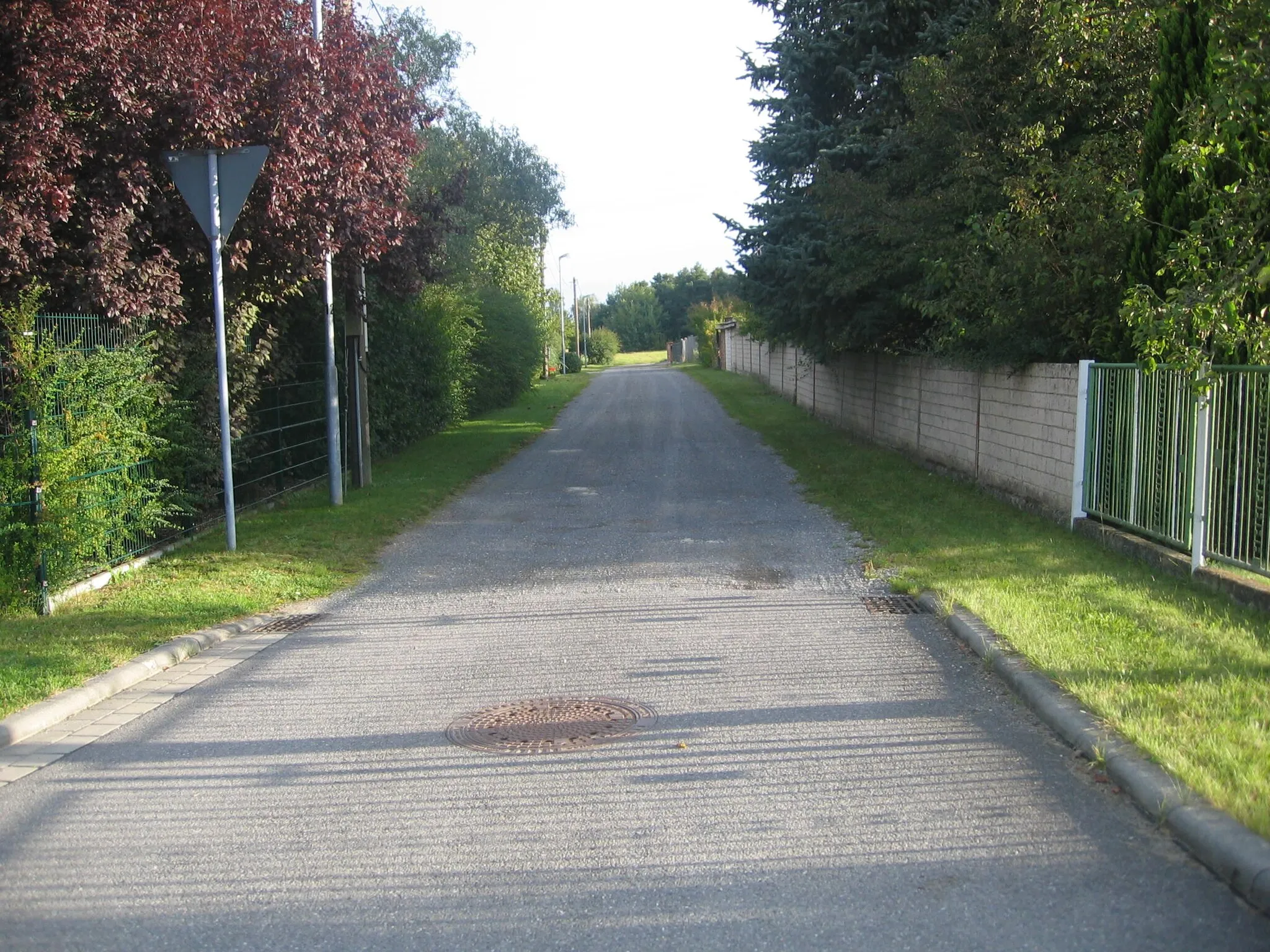 Photo showing: Guteborn, Weinbergstraße, Abzweig nach Norden