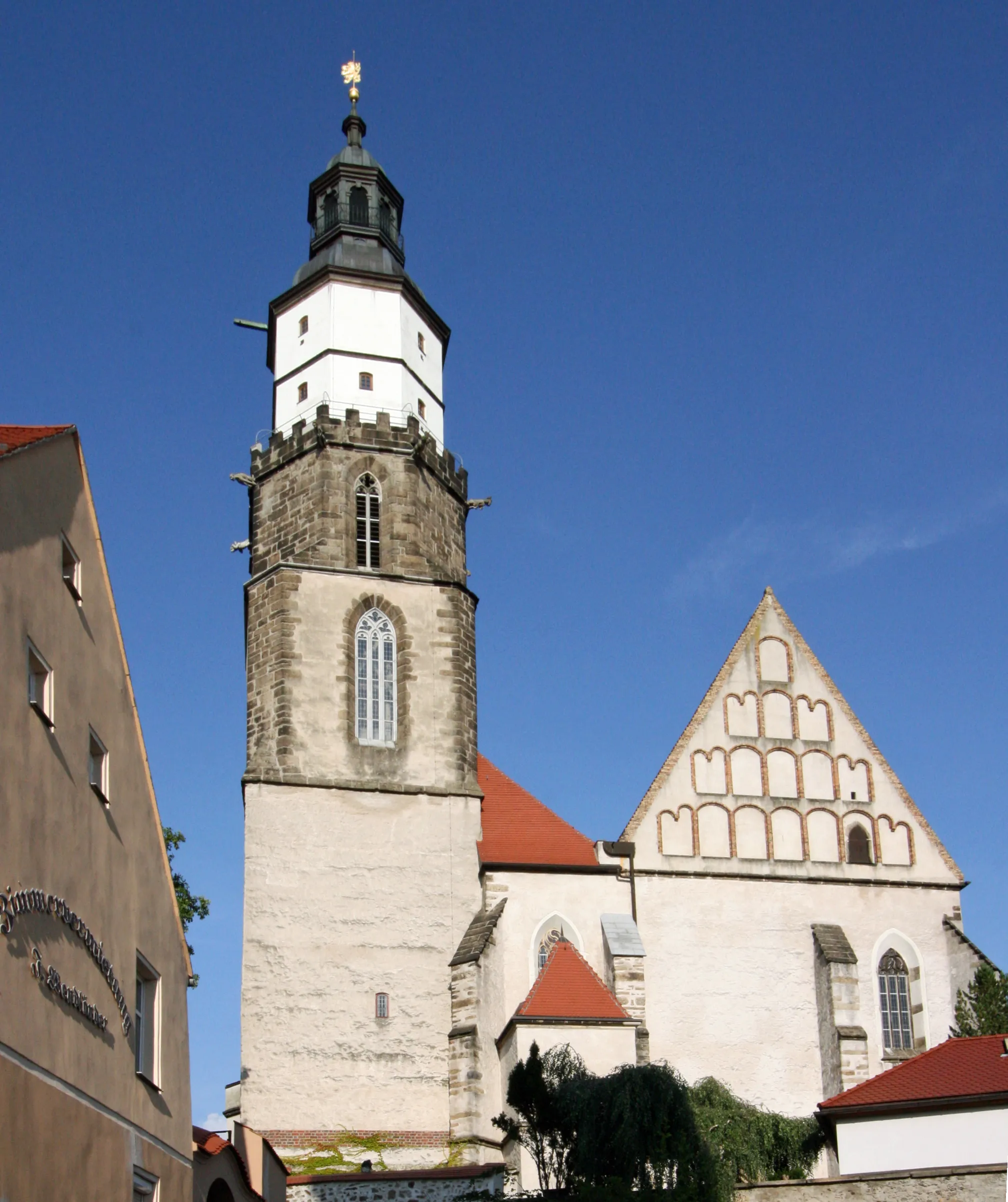 Photo showing: Hauptkirche (main church) St. Marien in Kamenz (Germany, Saxony)