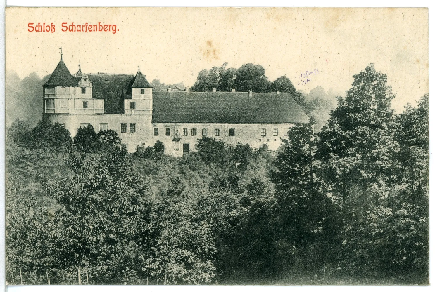 Photo showing: Scharfenberg; Schloß