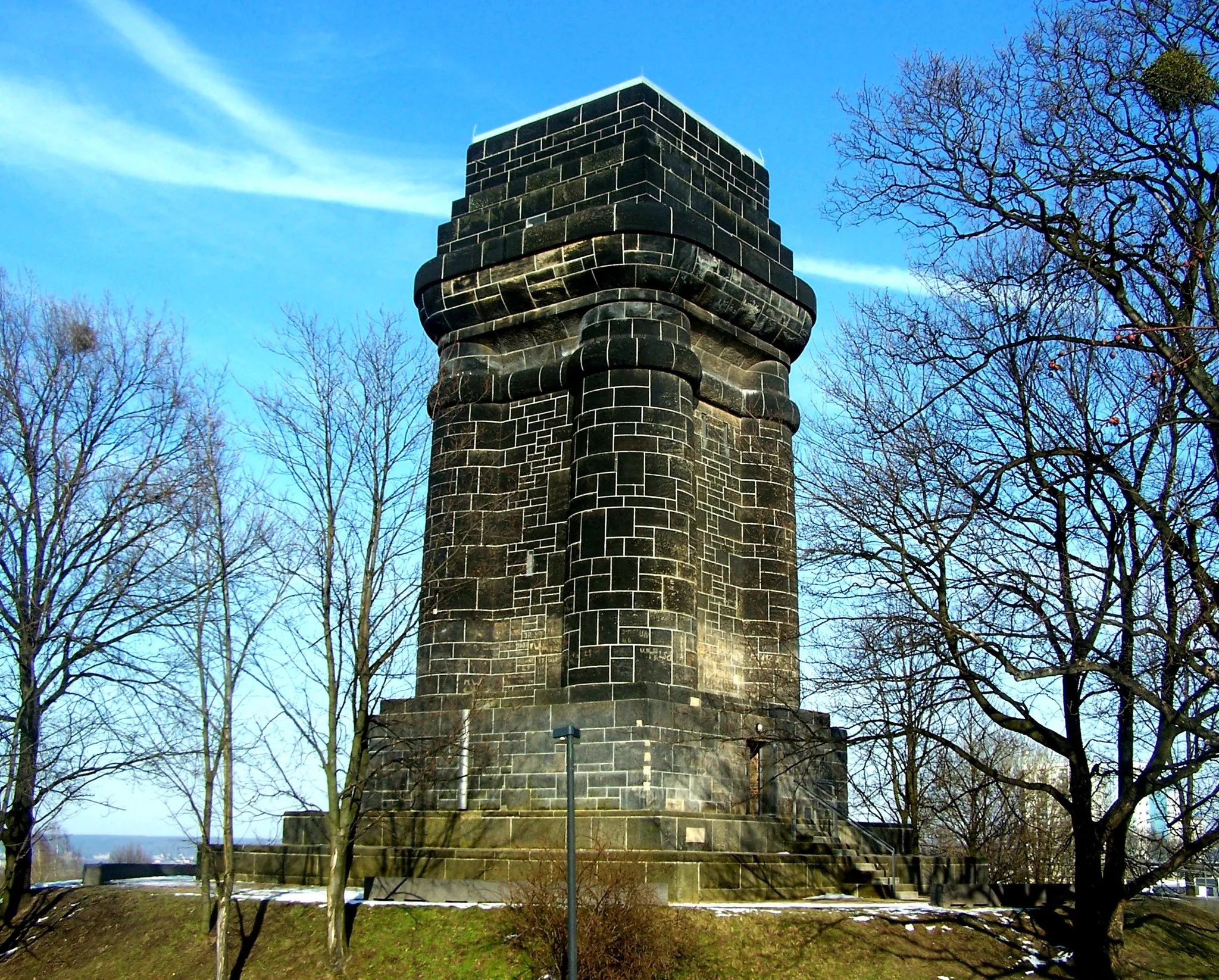 Photo showing: Bismarckturm Dresden-Räcknitz